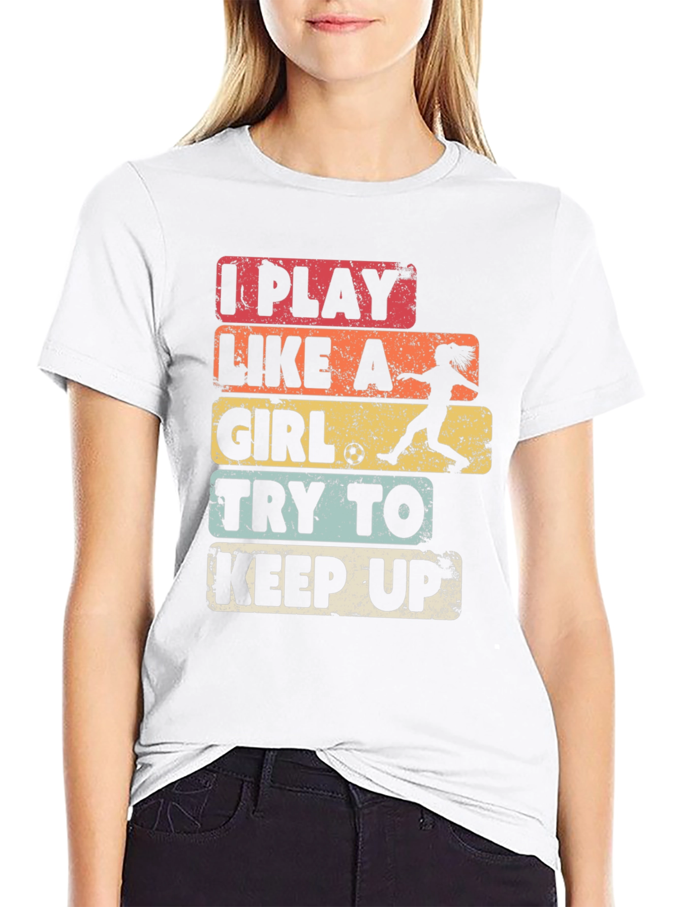 I Play Like A Girl Soccer T-Shirt