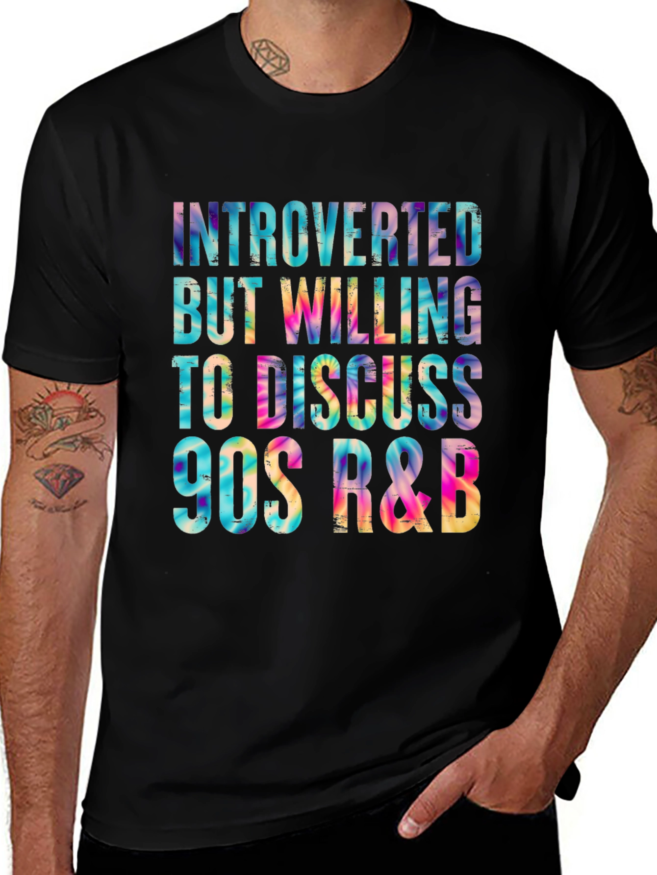 90s R&B Introvert Graphic Tee
