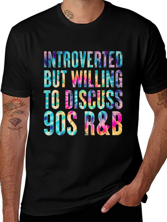 90s R&B Introvert Graphic Tee