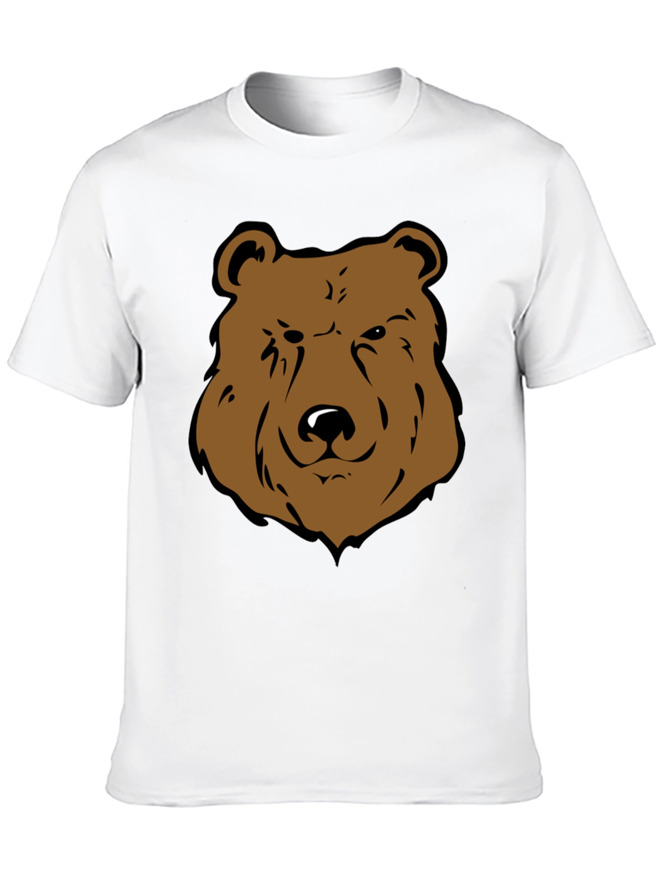 Bear Graphic Tee - Mens Black T-Shirt