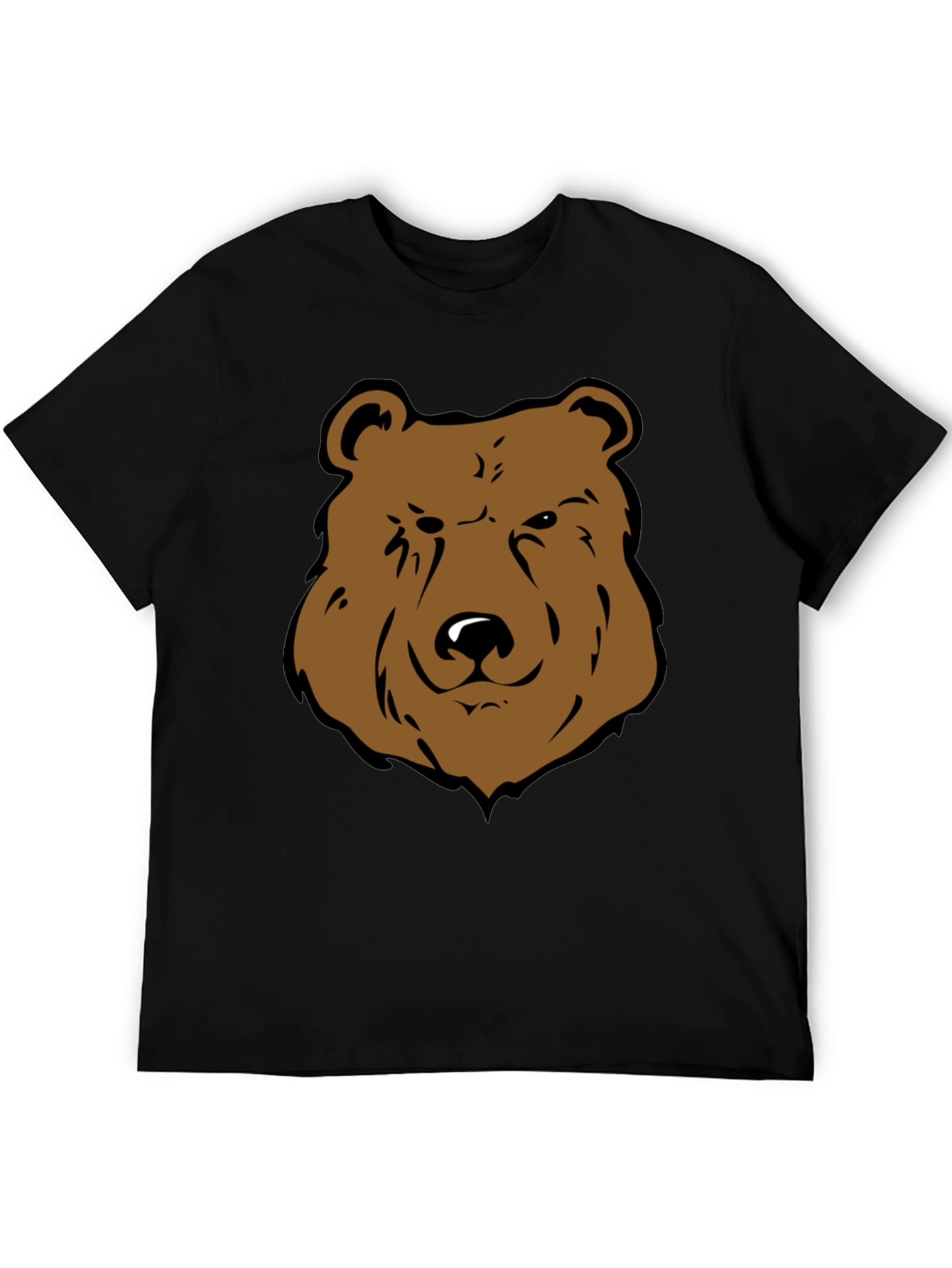 Bear Graphic Tee - Mens Black T-Shirt