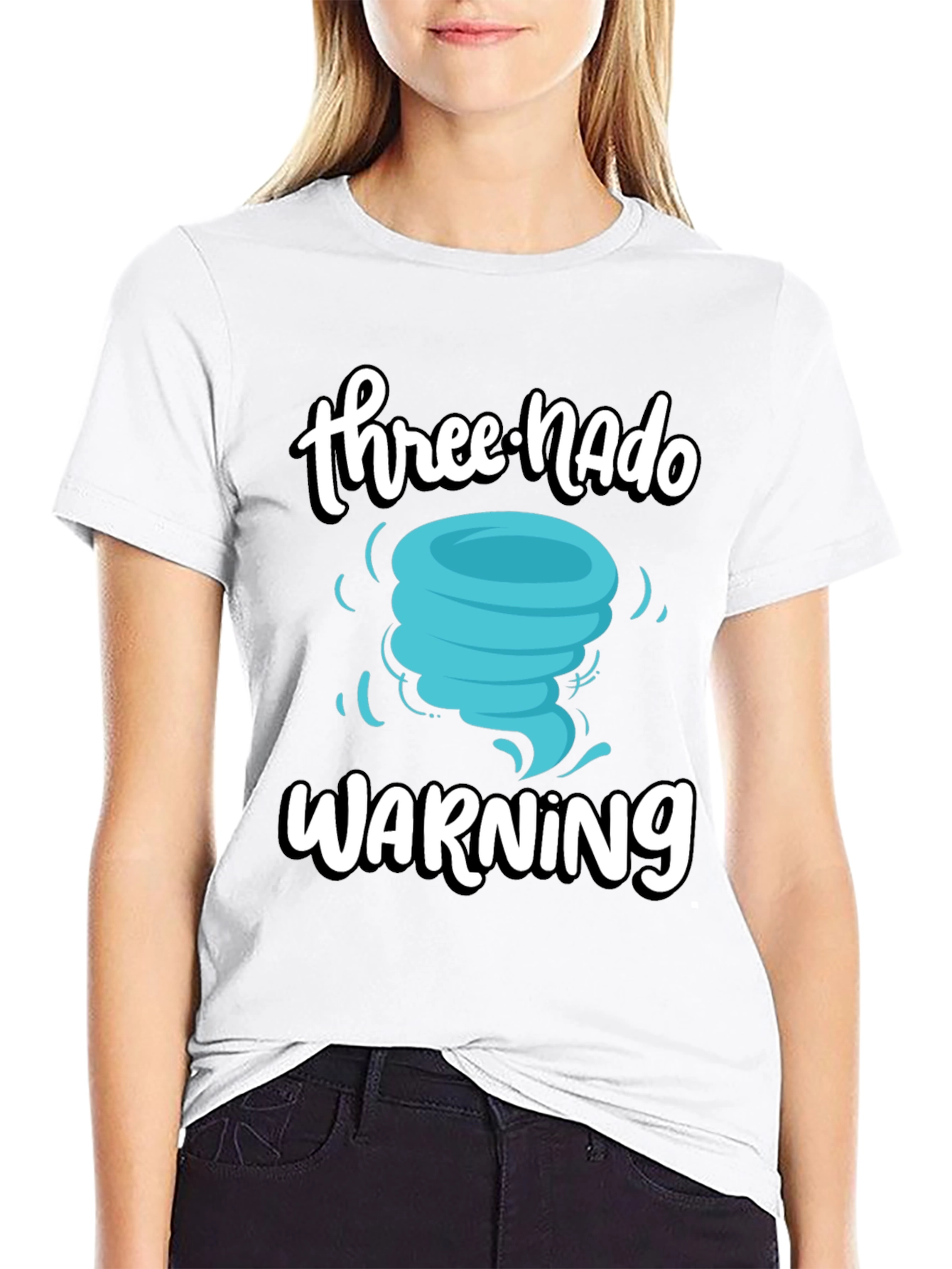 Three-Nado Warning T-Shirt - Fun Birthday Tee