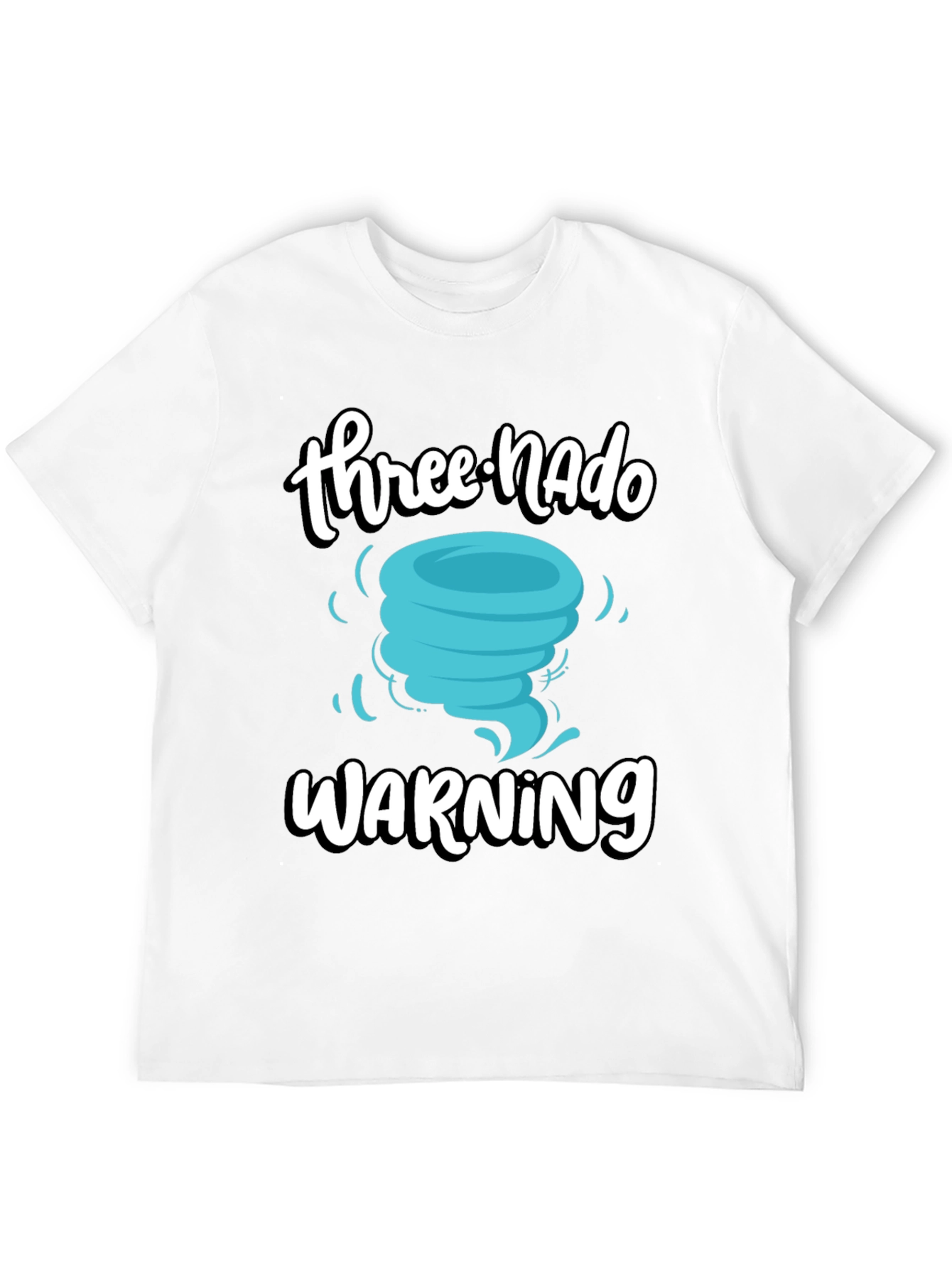 Three-Nado Warning T-Shirt - Fun Birthday Tee