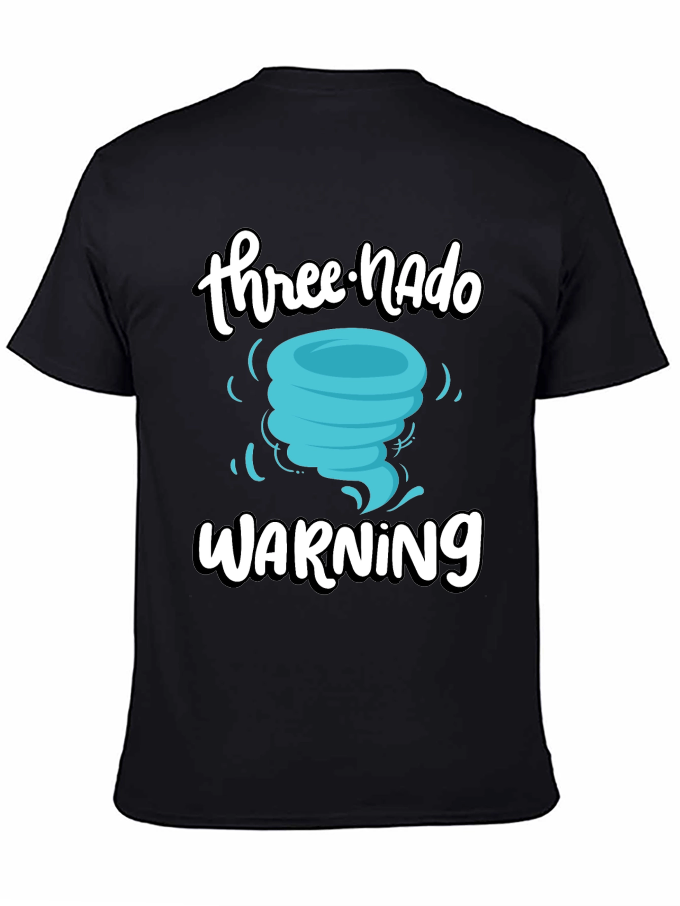 Three-Nado Warning T-Shirt - Fun Birthday Tee