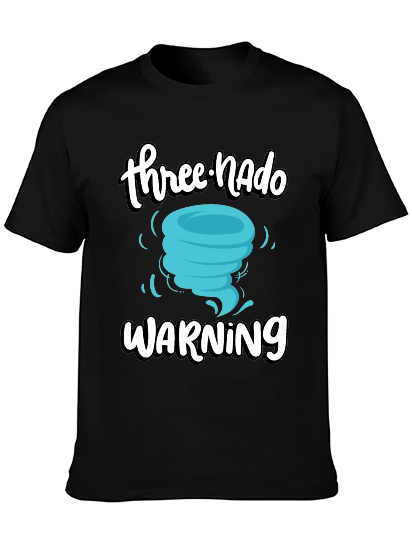 Three-Nado Warning T-Shirt - Fun Birthday Tee