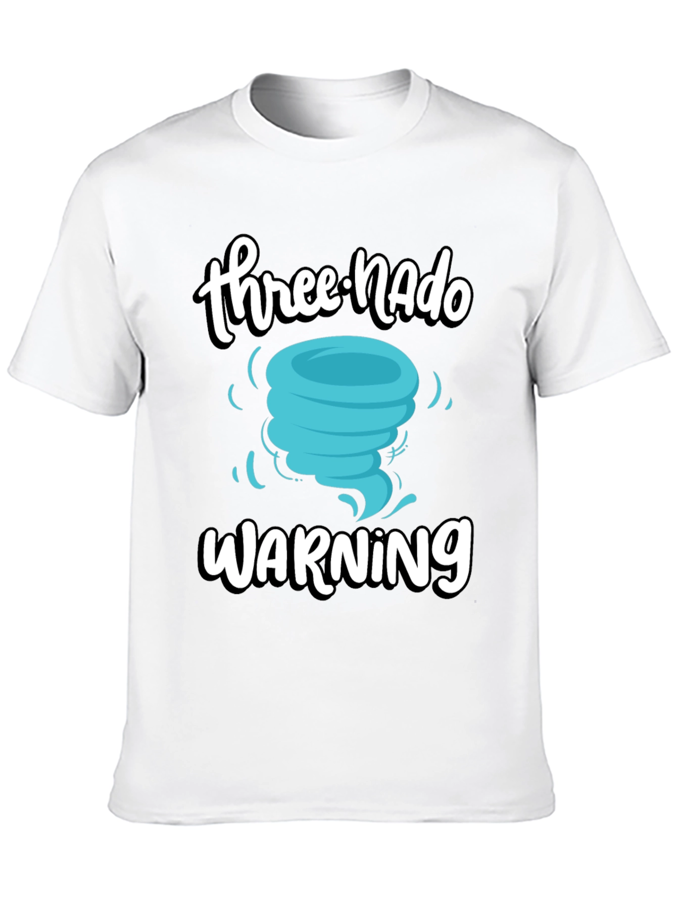 Three-Nado Warning T-Shirt - Fun Birthday Tee