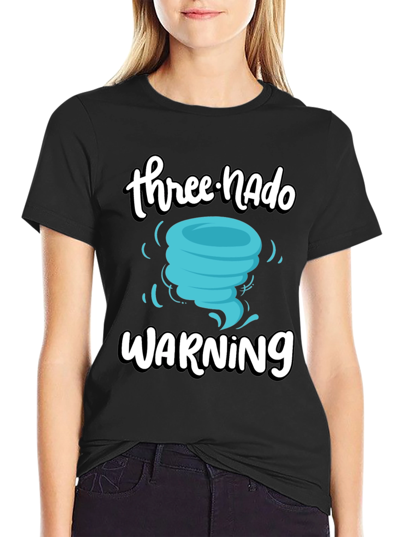 Three-Nado Warning T-Shirt - Fun Birthday Tee