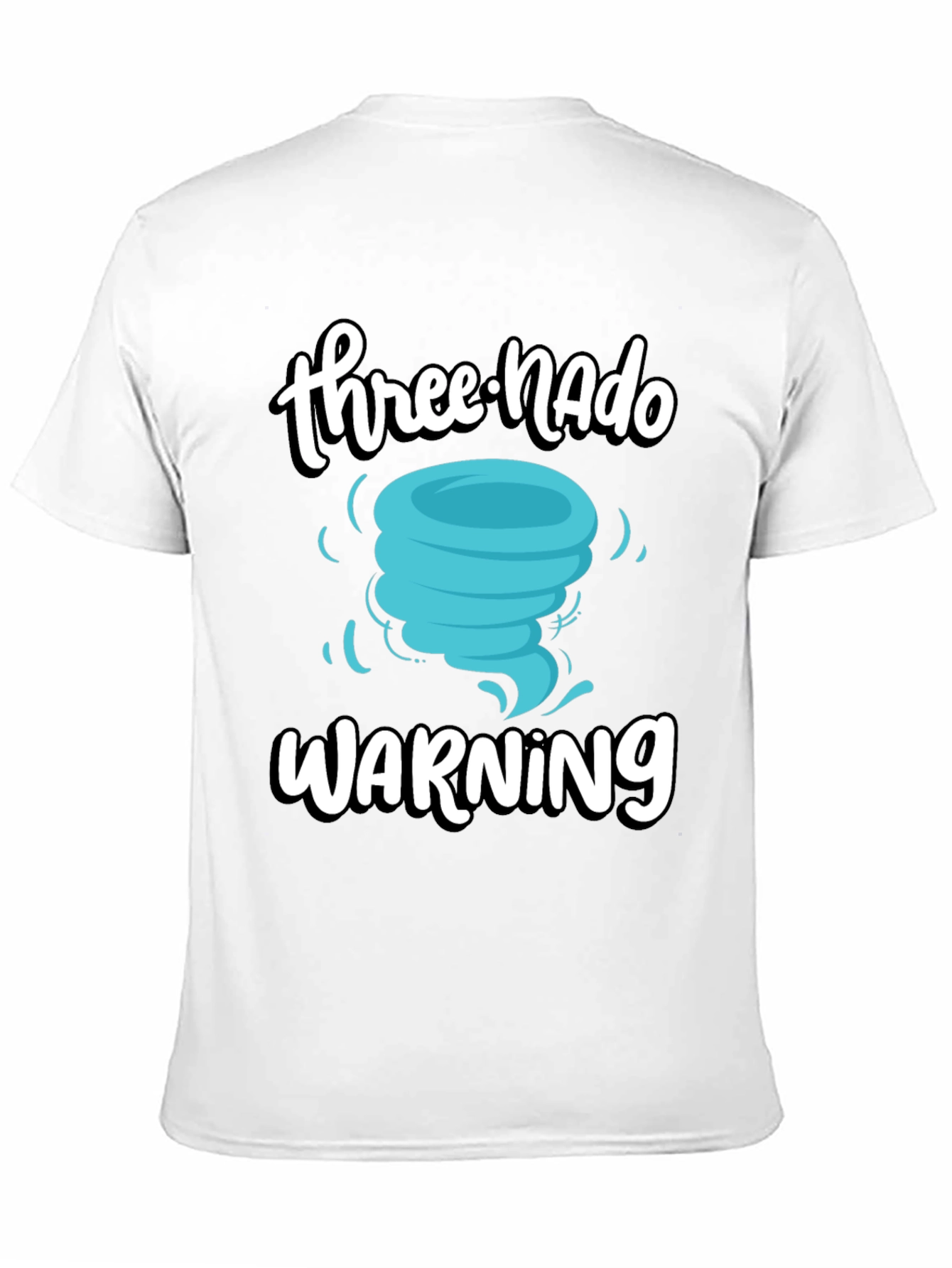 Three-Nado Warning T-Shirt - Fun Birthday Tee