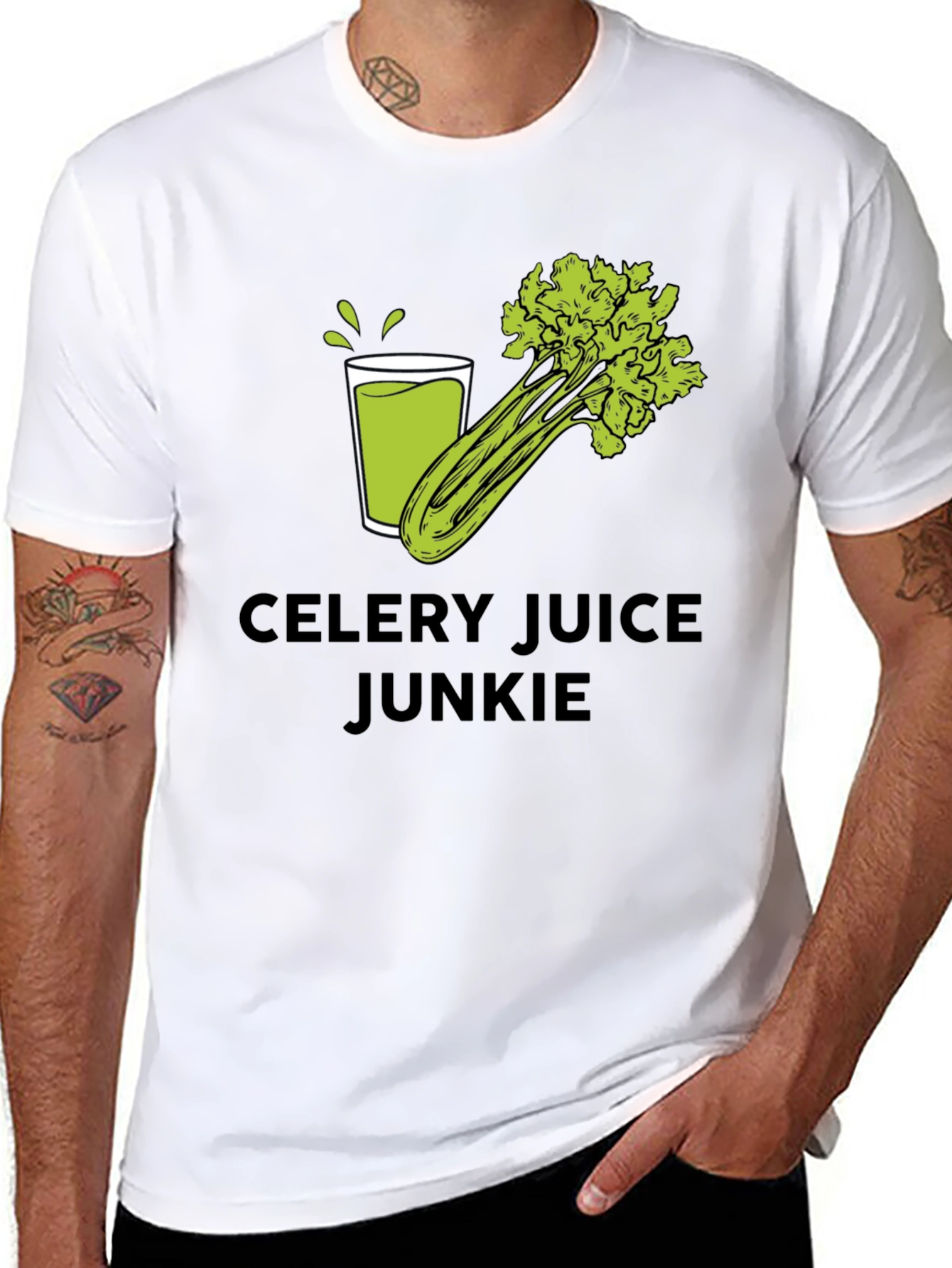 Celery Juice Junkie Graphic T-Shirt