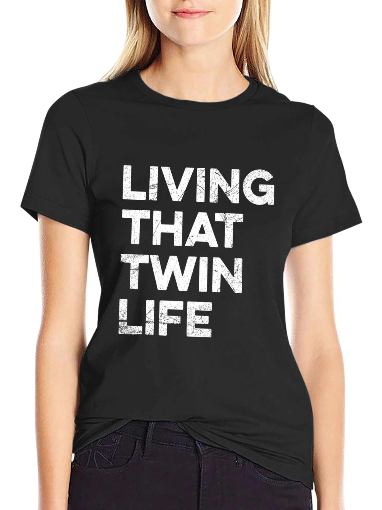 Living That Twin Life Graphic Tee