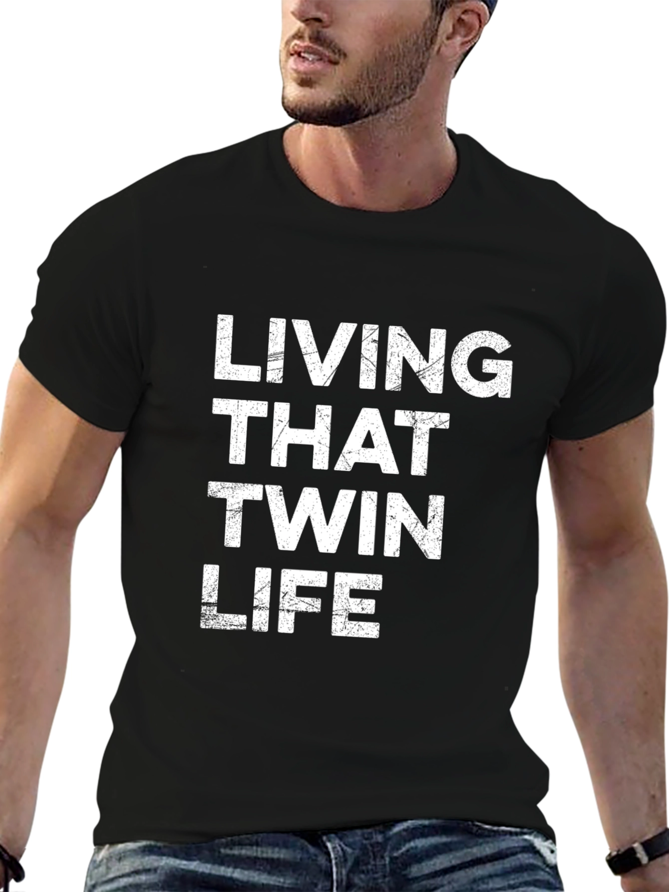 Living That Twin Life Graphic Tee