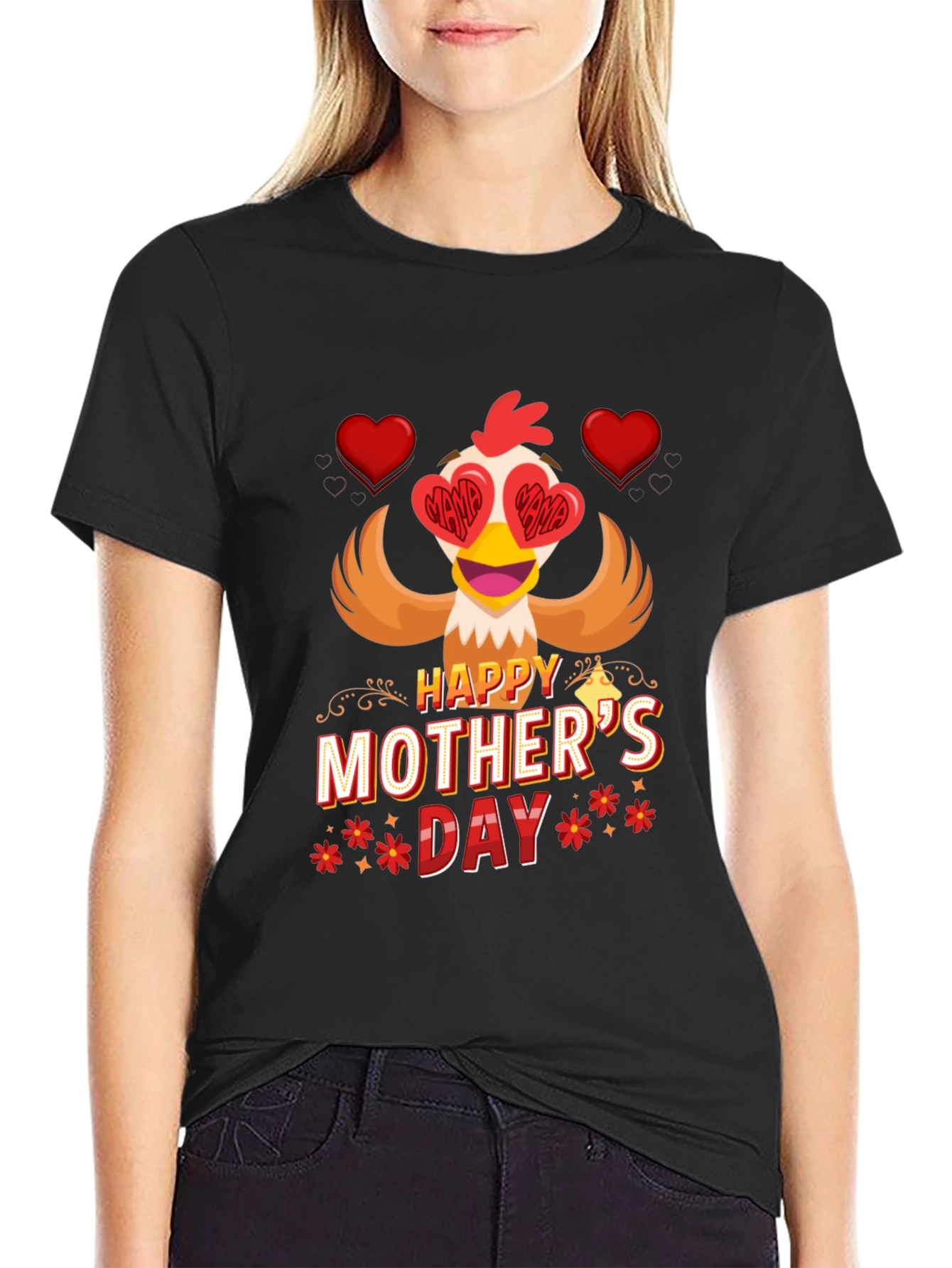 Happy Mothers Day Chicken T-Shirt