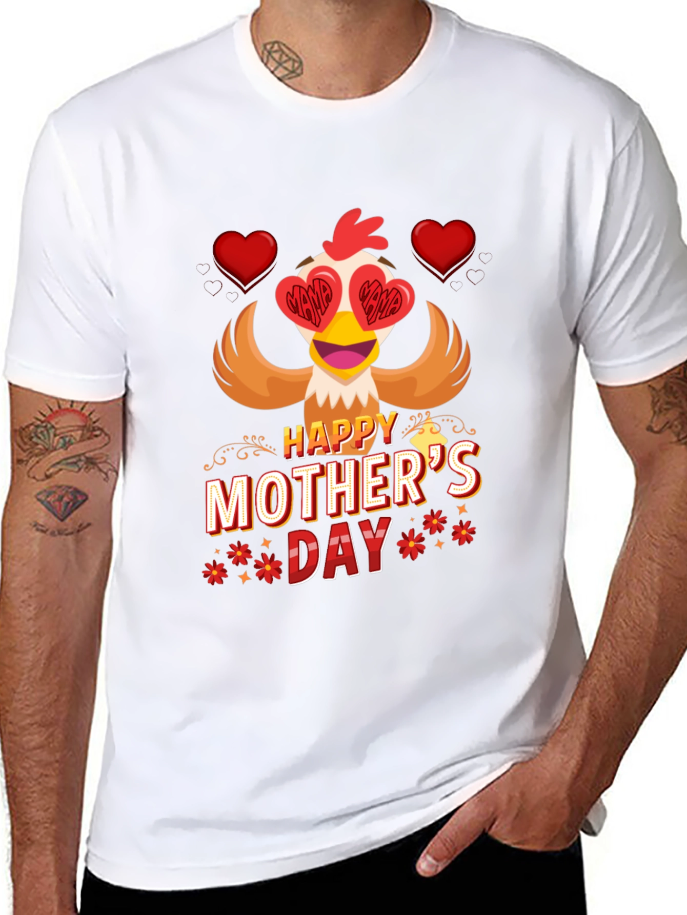 Happy Mothers Day Chicken T-Shirt