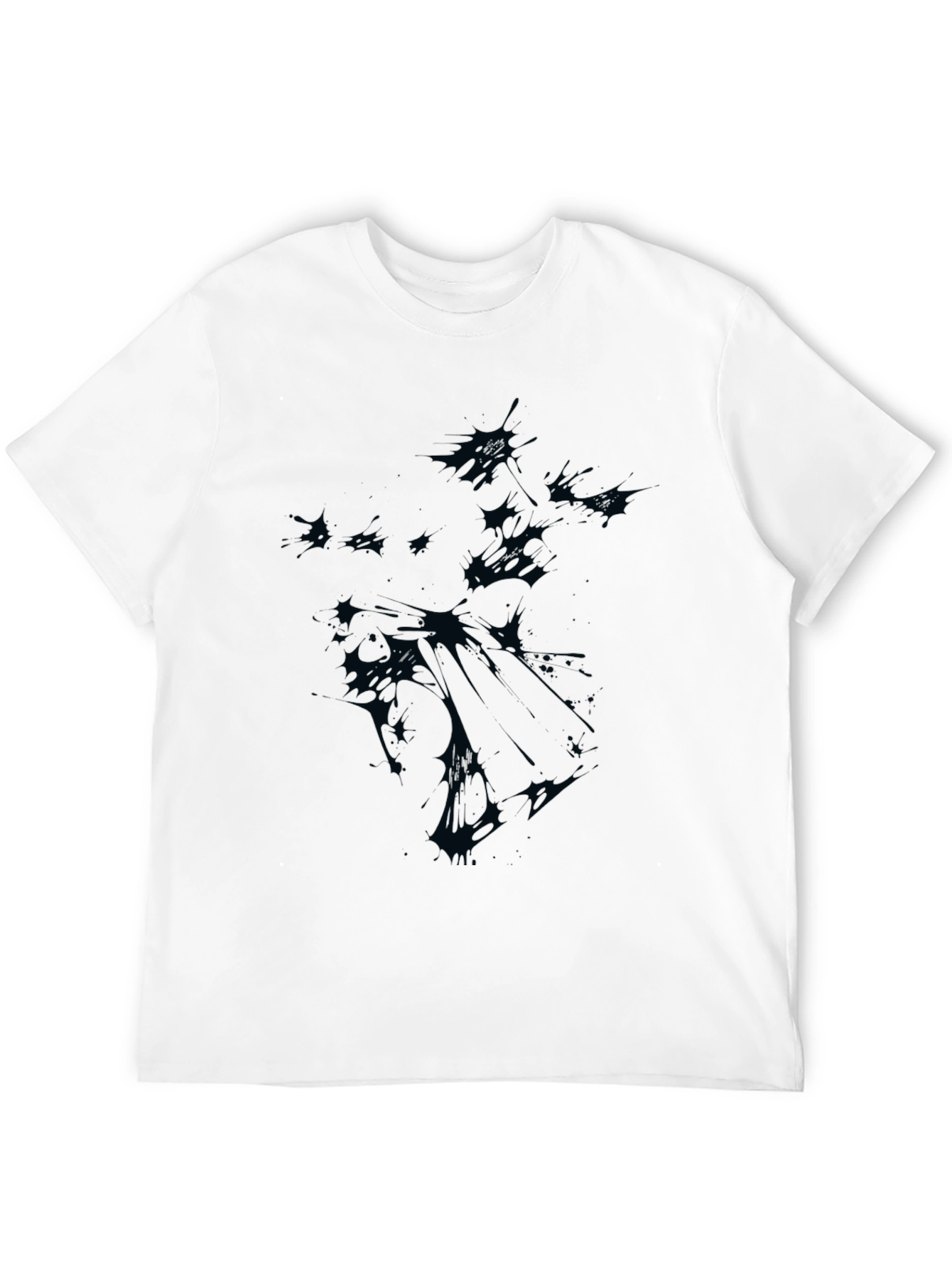 Mens Black Graphic T-Shirt
