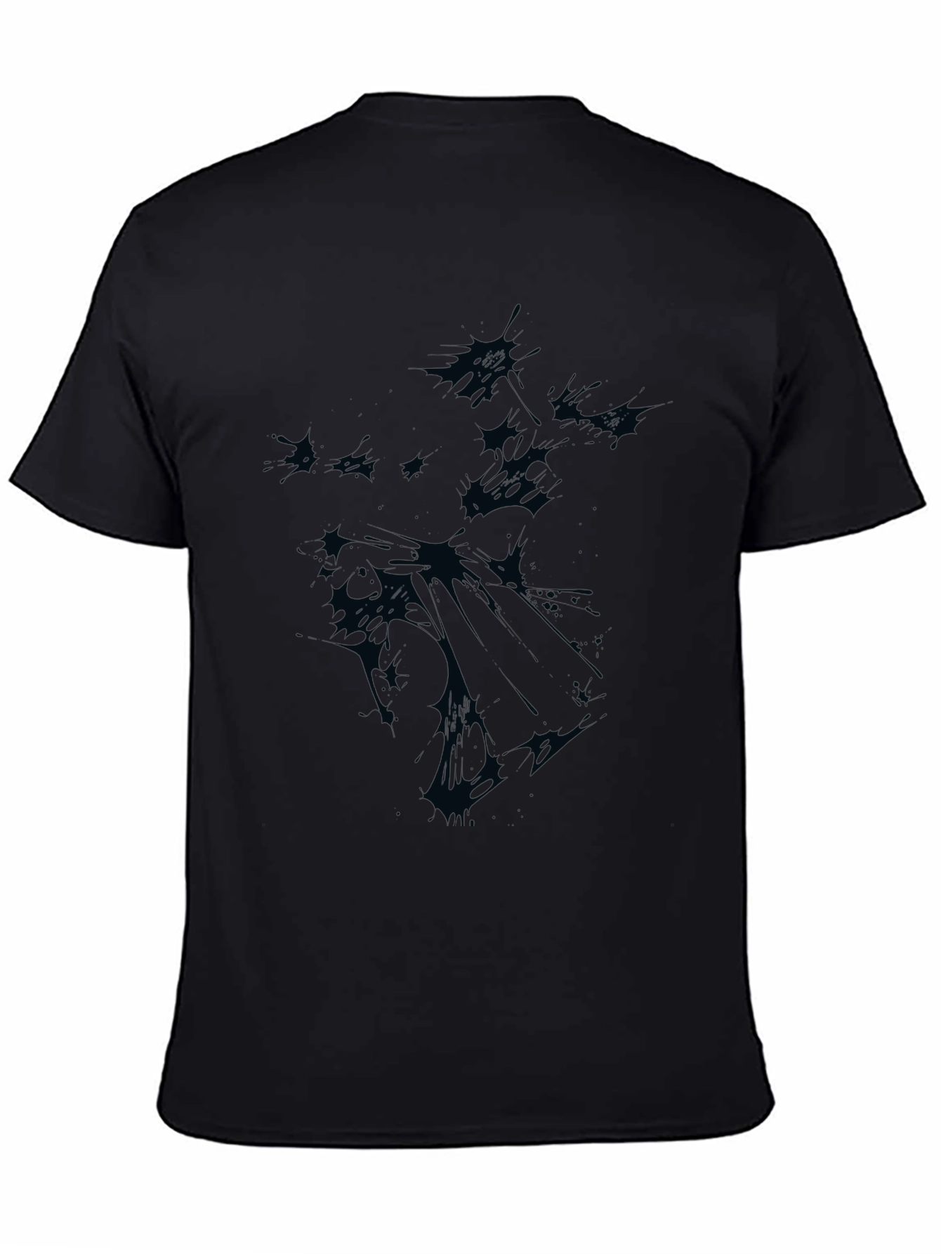 Mens Black Graphic T-Shirt