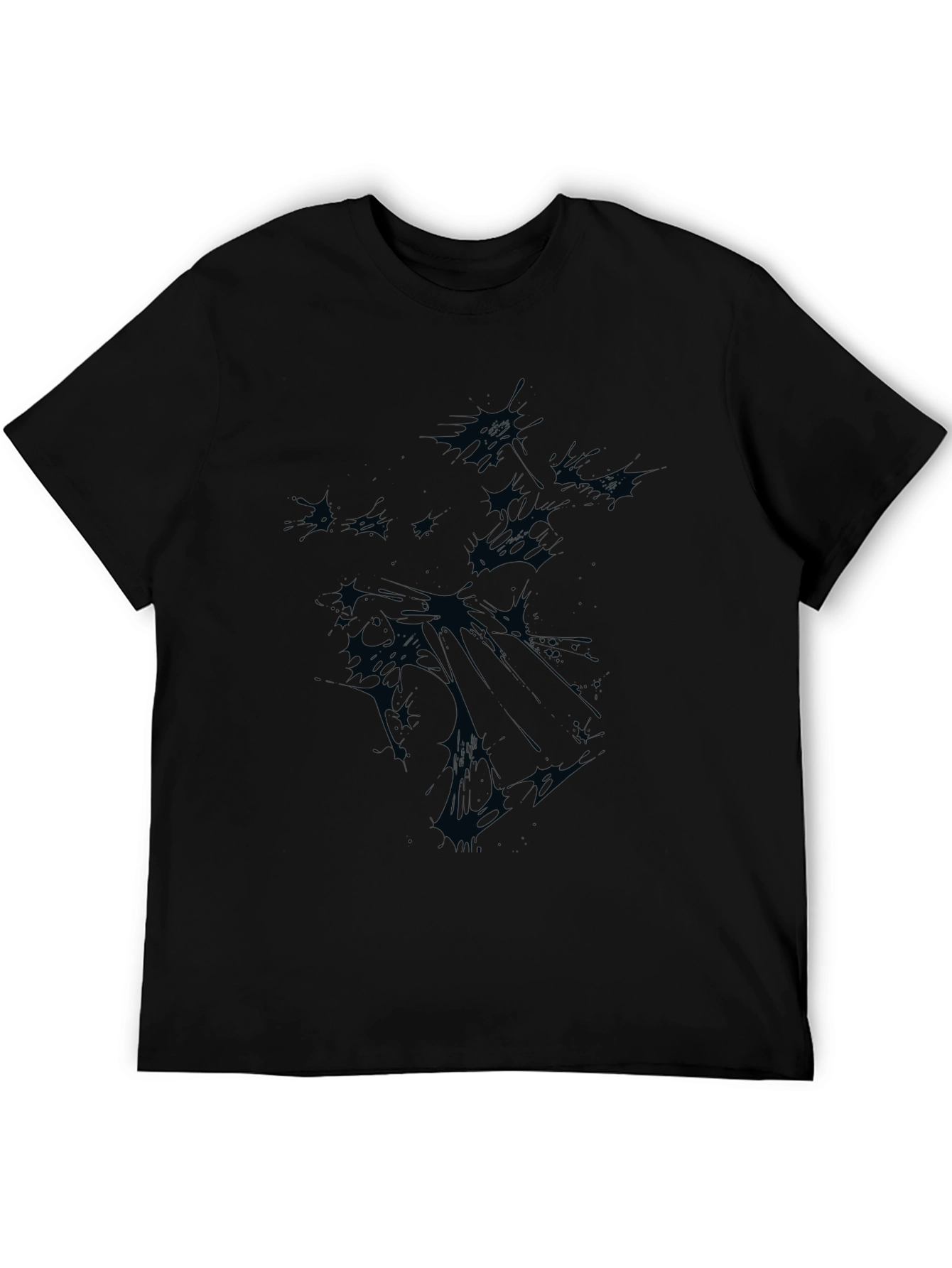 Mens Black Graphic T-Shirt