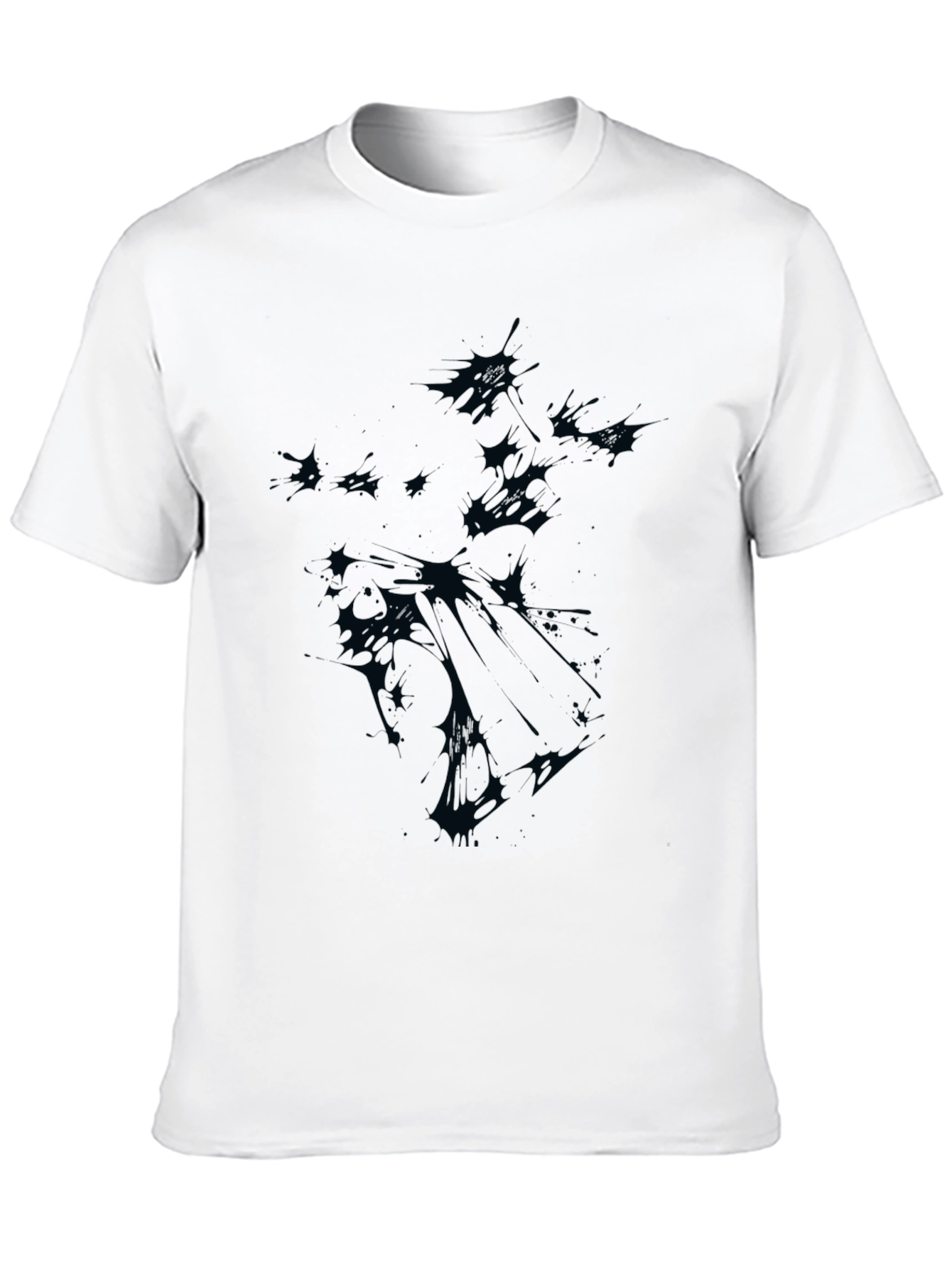 Mens Black Graphic T-Shirt
