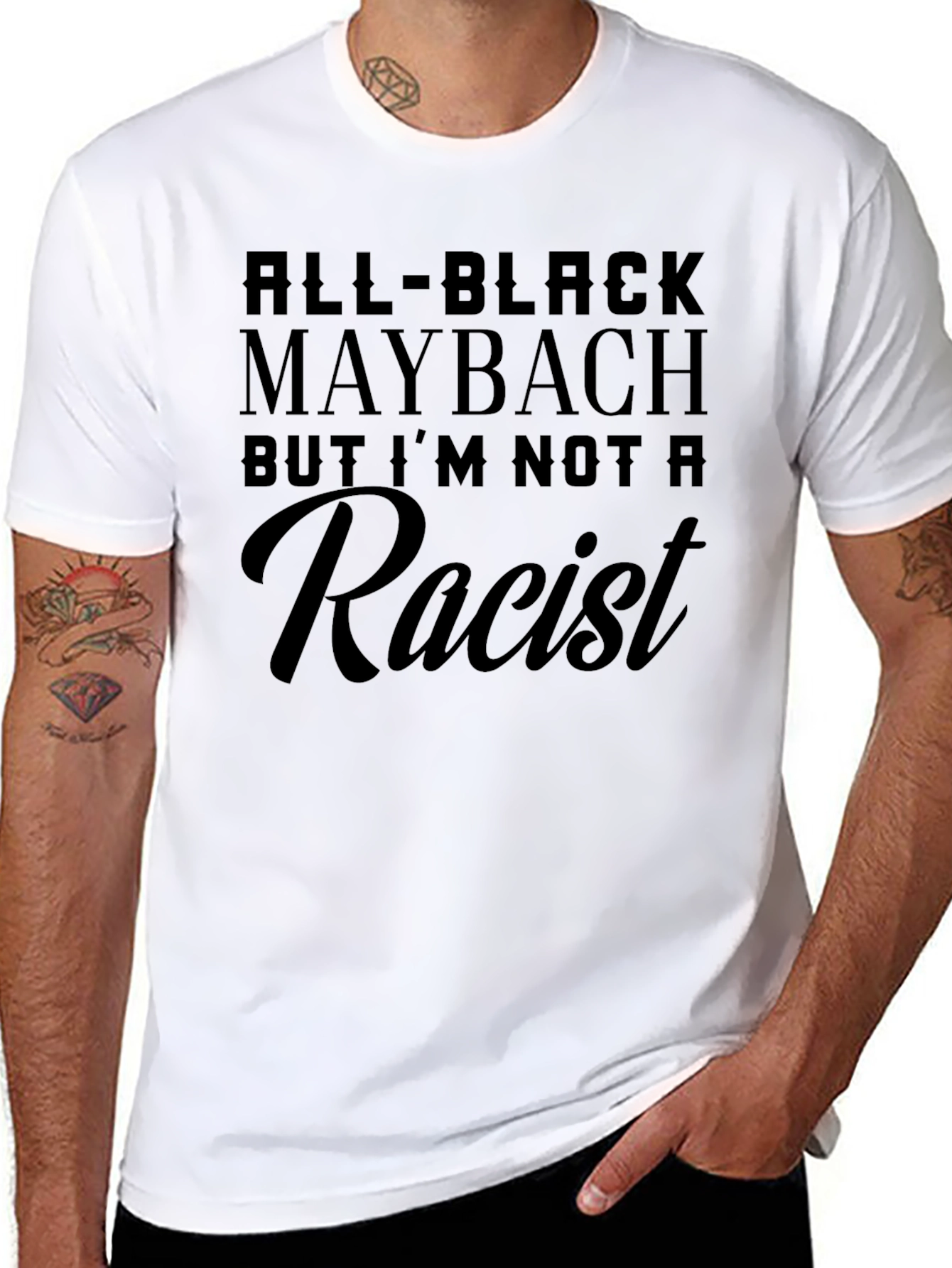 All Black Maybach Novelty Tee