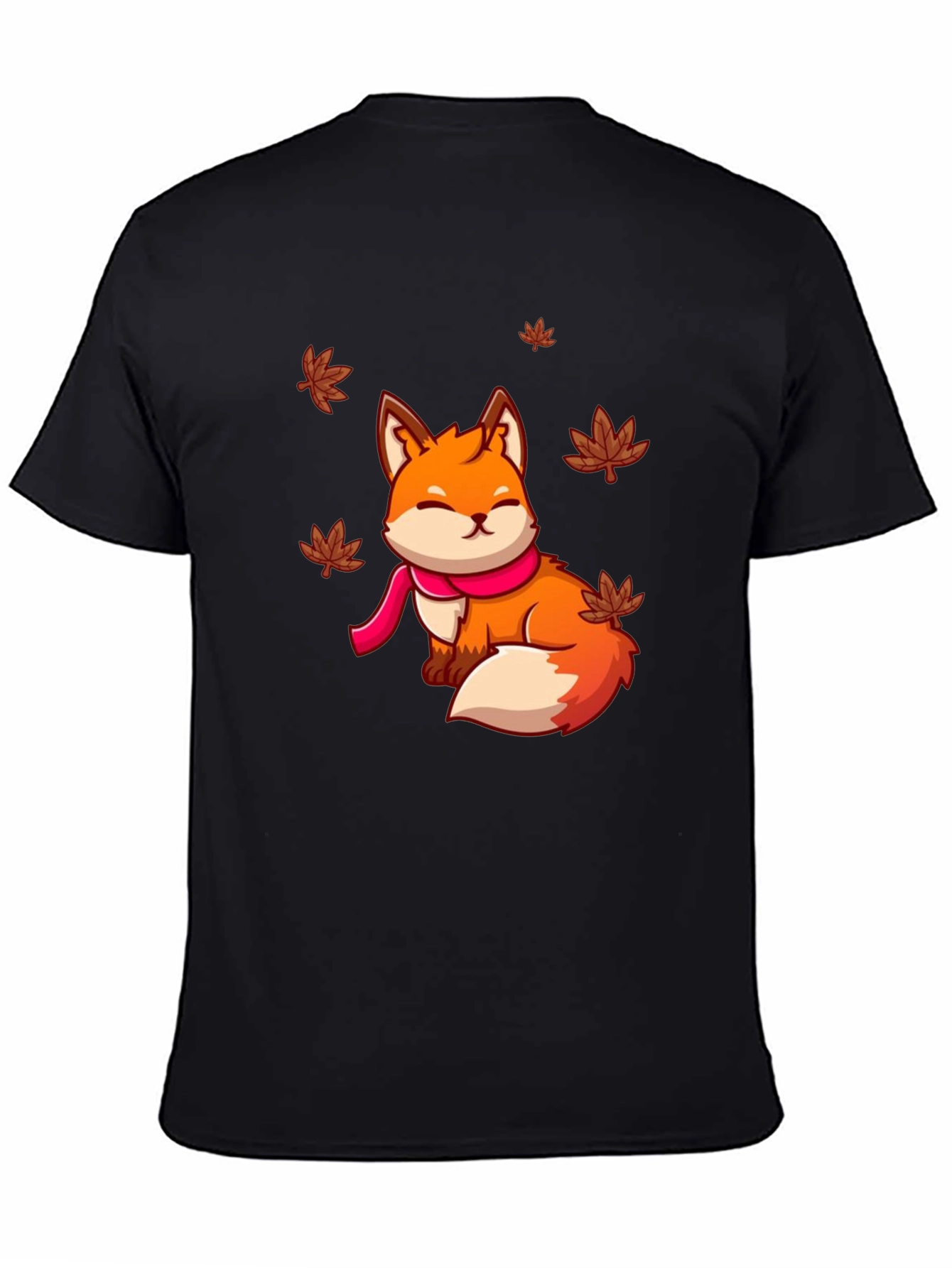 Cute Fox Autumn T-Shirt - Unisex Graphic Tee