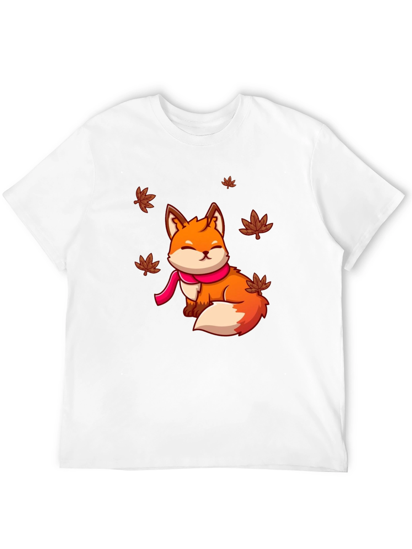 Cute Fox Autumn T-Shirt - Unisex Graphic Tee