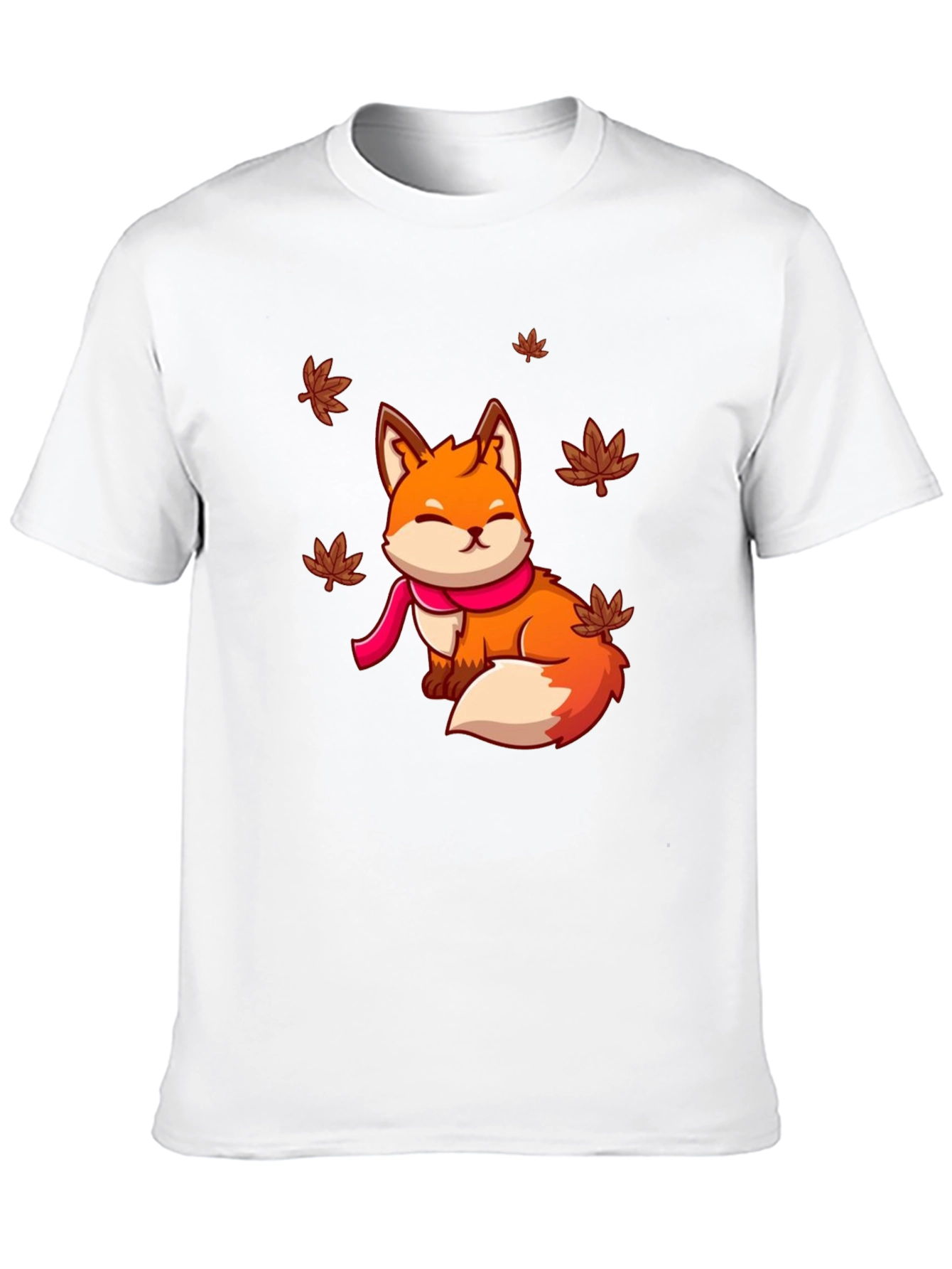 Cute Fox Autumn T-Shirt - Unisex Graphic Tee