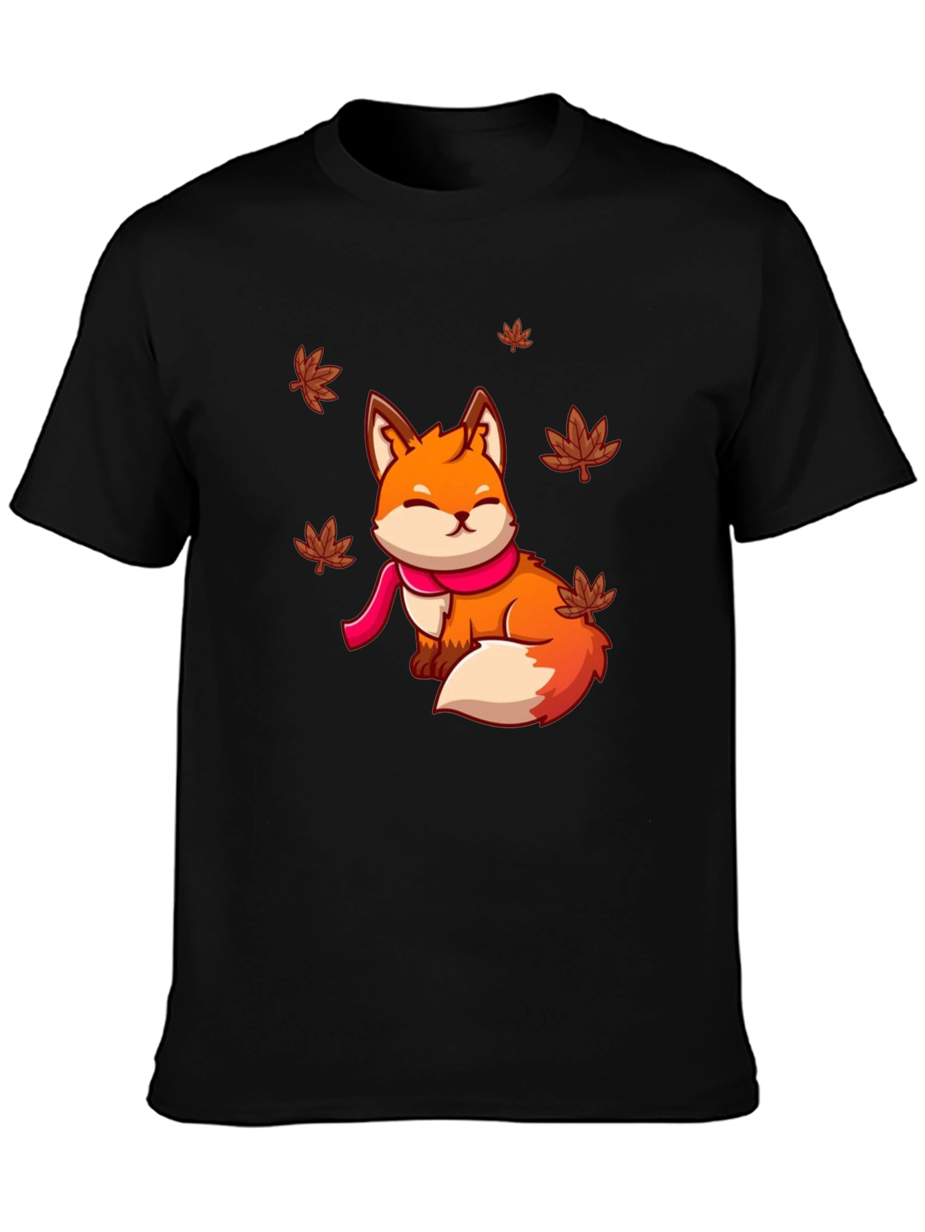 Cute Fox Autumn T-Shirt - Unisex Graphic Tee