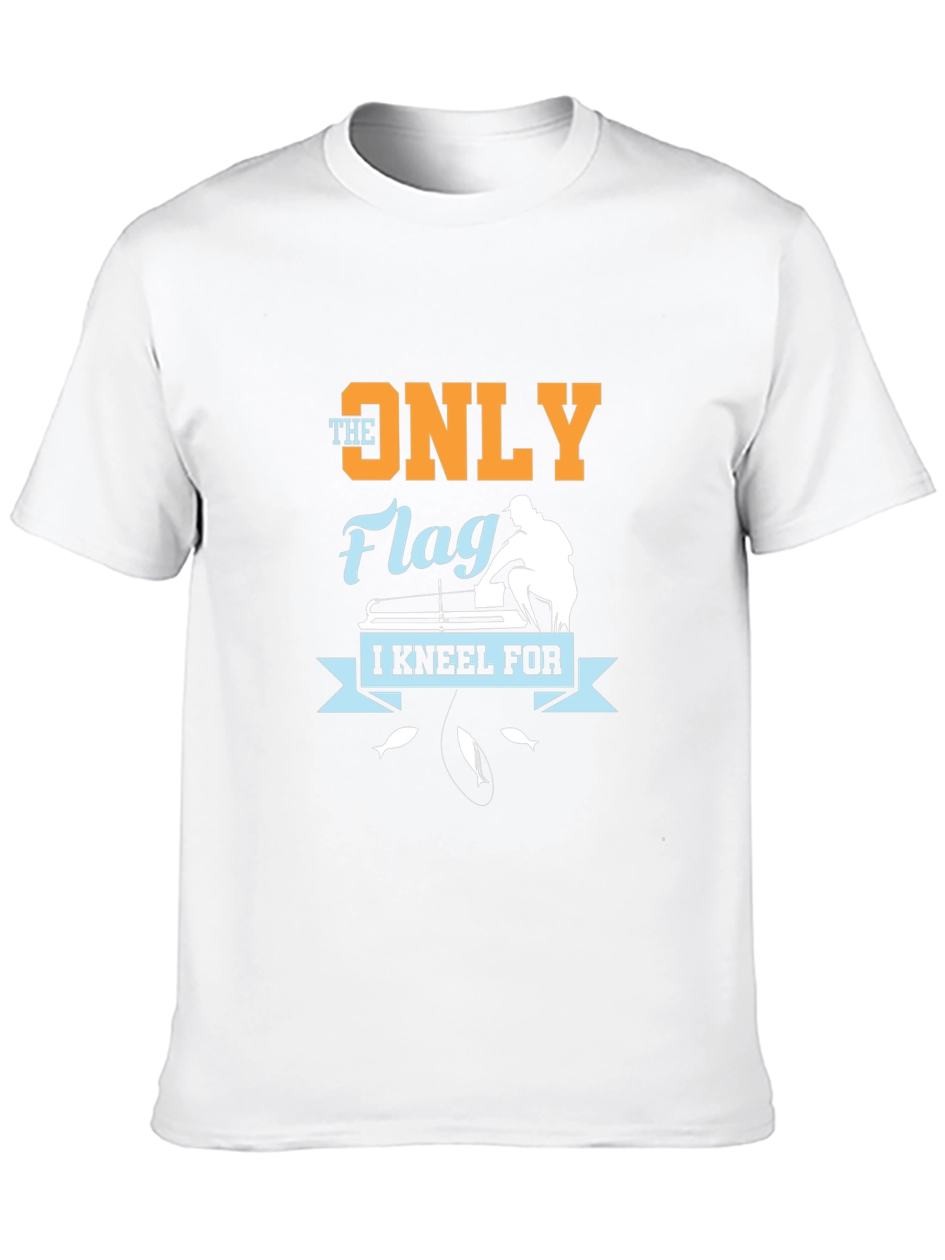 Fishing Flag Graphic T-Shirt: Fishermans Tee
