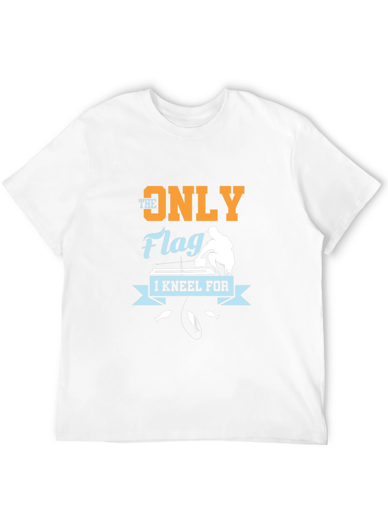 Fishing Flag Graphic T-Shirt: Fishermans Tee