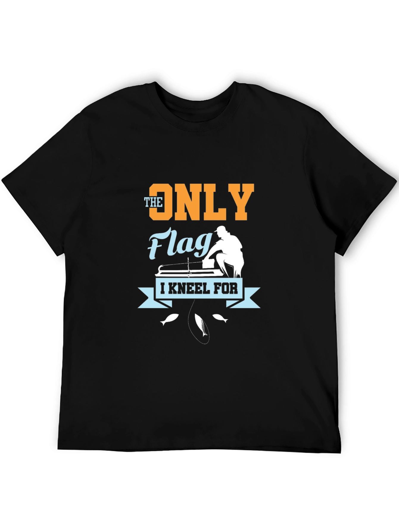 Fishing Flag Graphic T-Shirt: Fishermans Tee