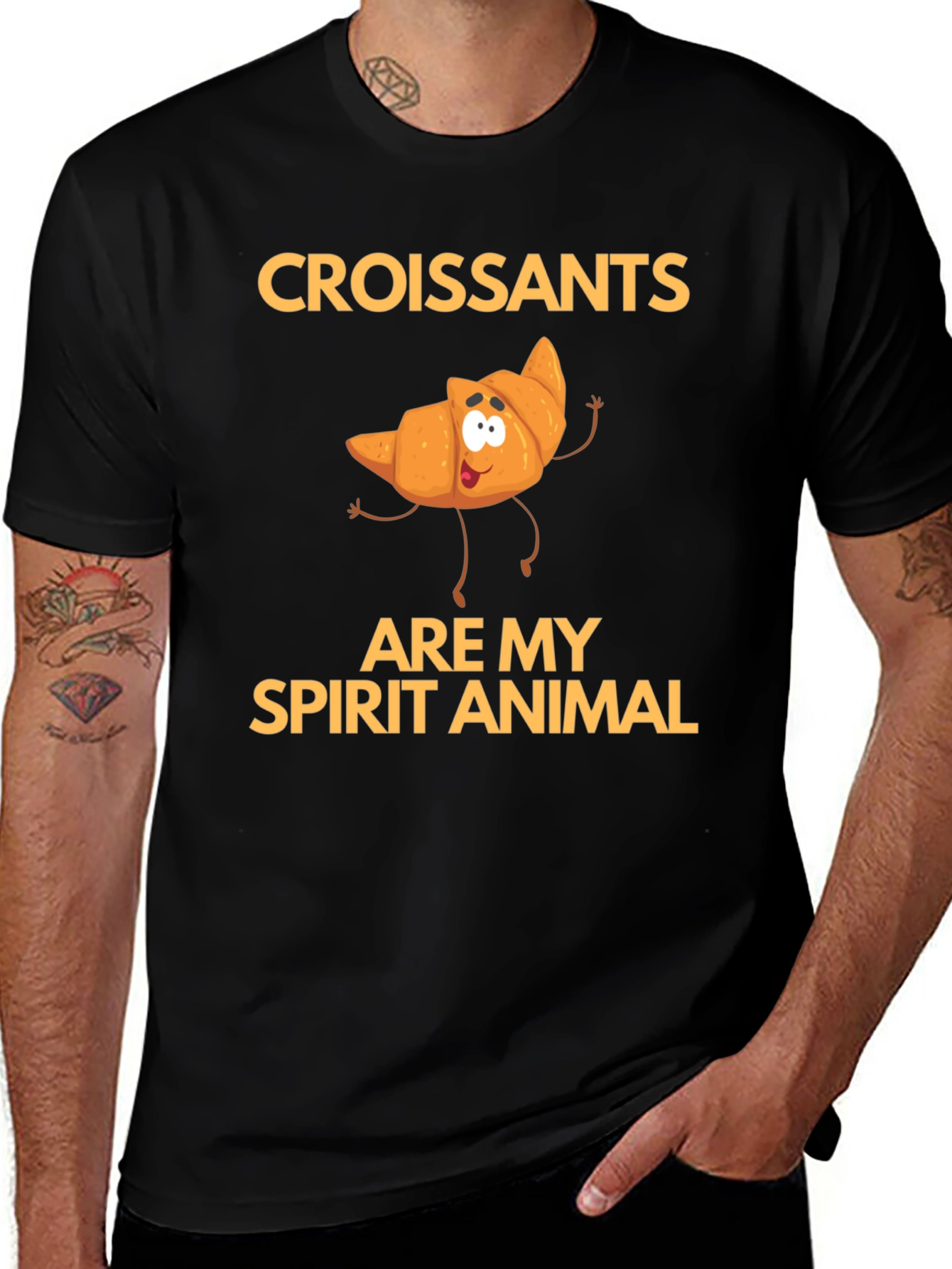 Croissants Are My Spirit Animal T-Shirt