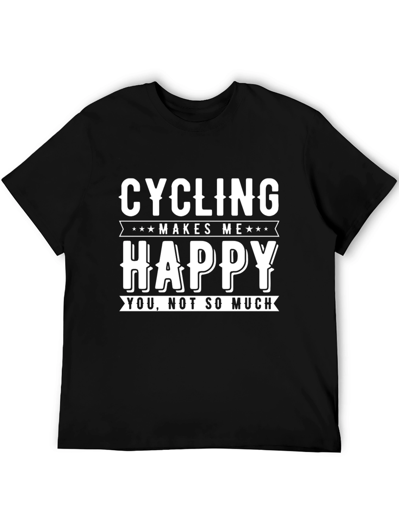 Cycling Makes Me Happy T-Shirt