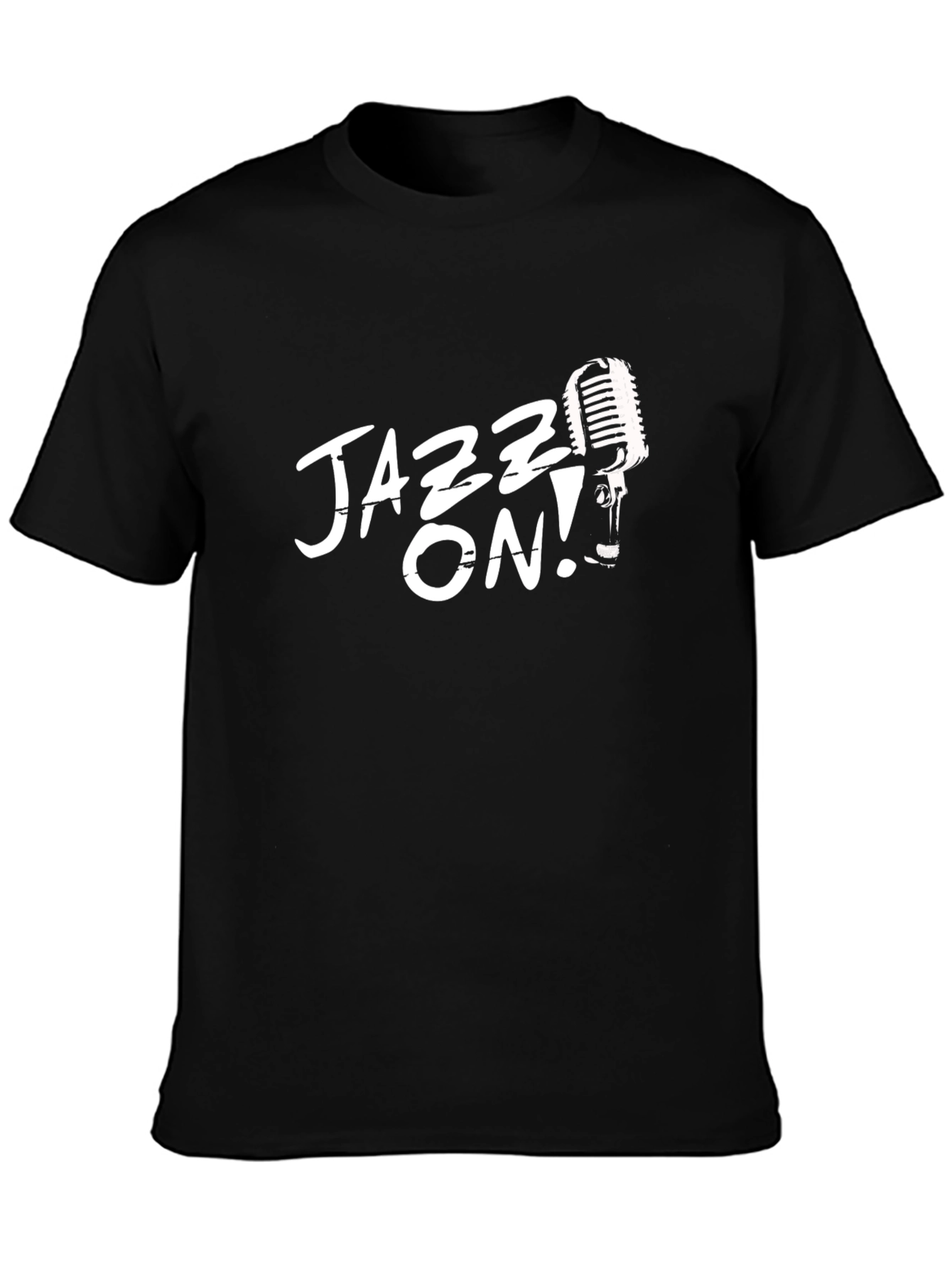 Jazz On! Black Graphic Tee