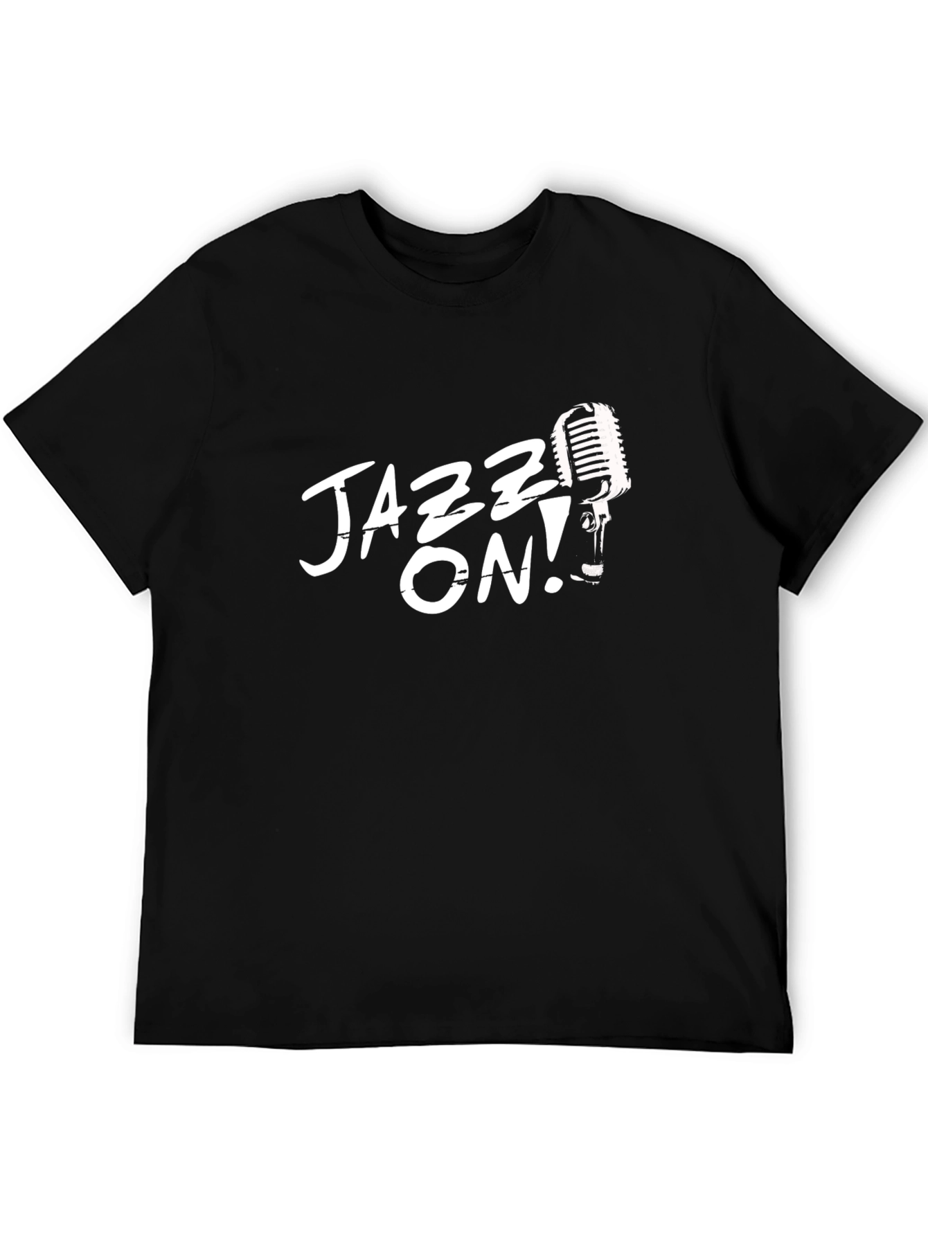 Jazz On! Black Graphic Tee