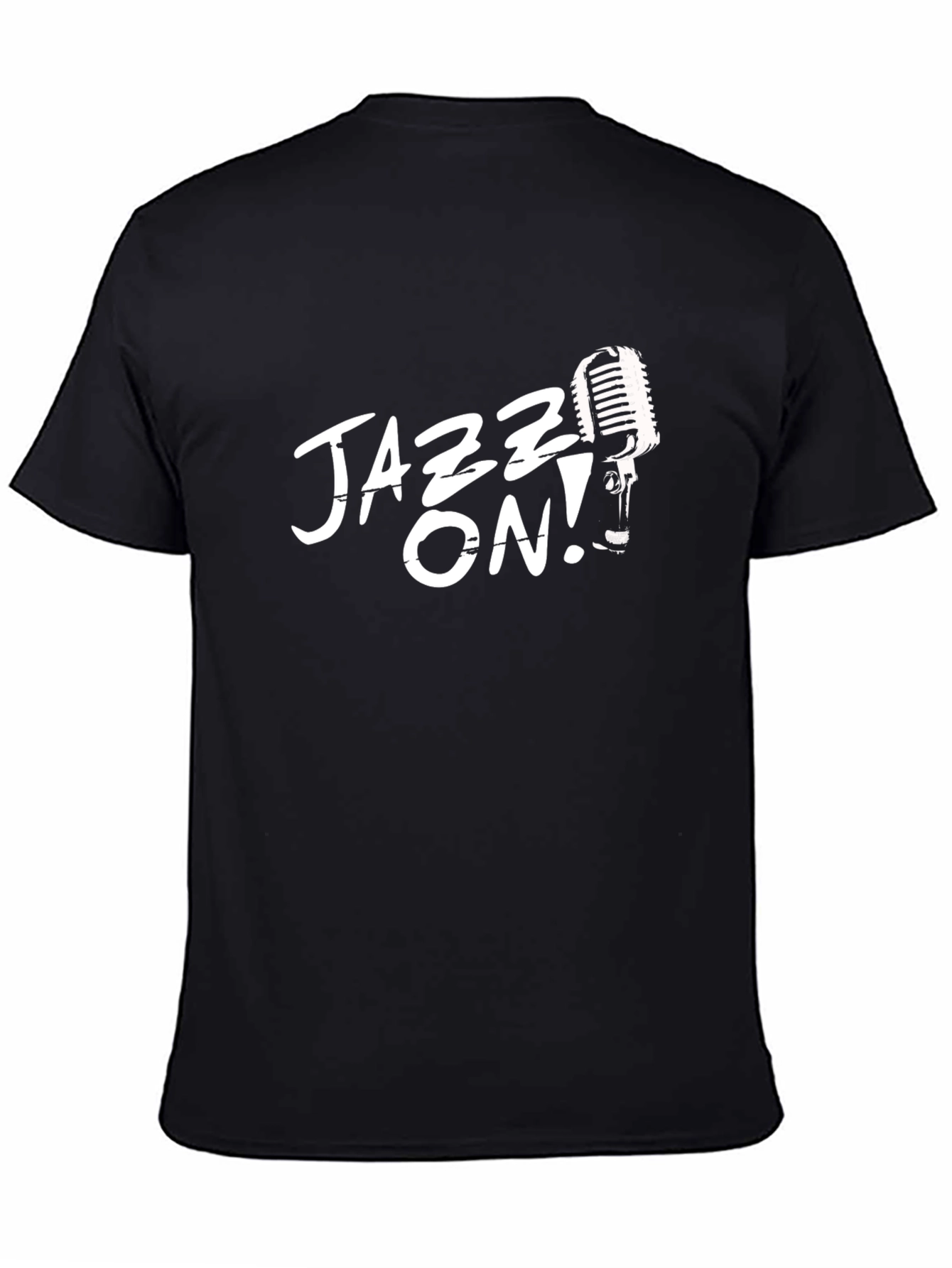 Jazz On! Black Graphic Tee