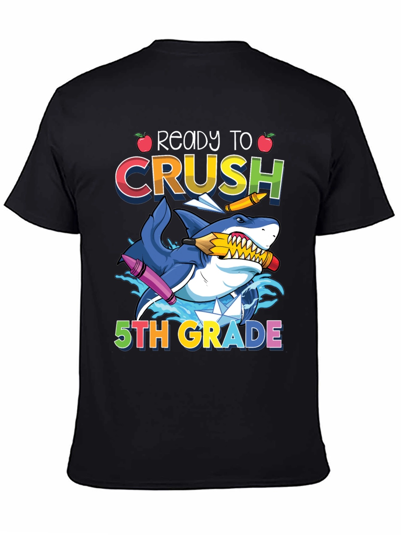 Ready to Crush 5th Grade Shark T-Shirt