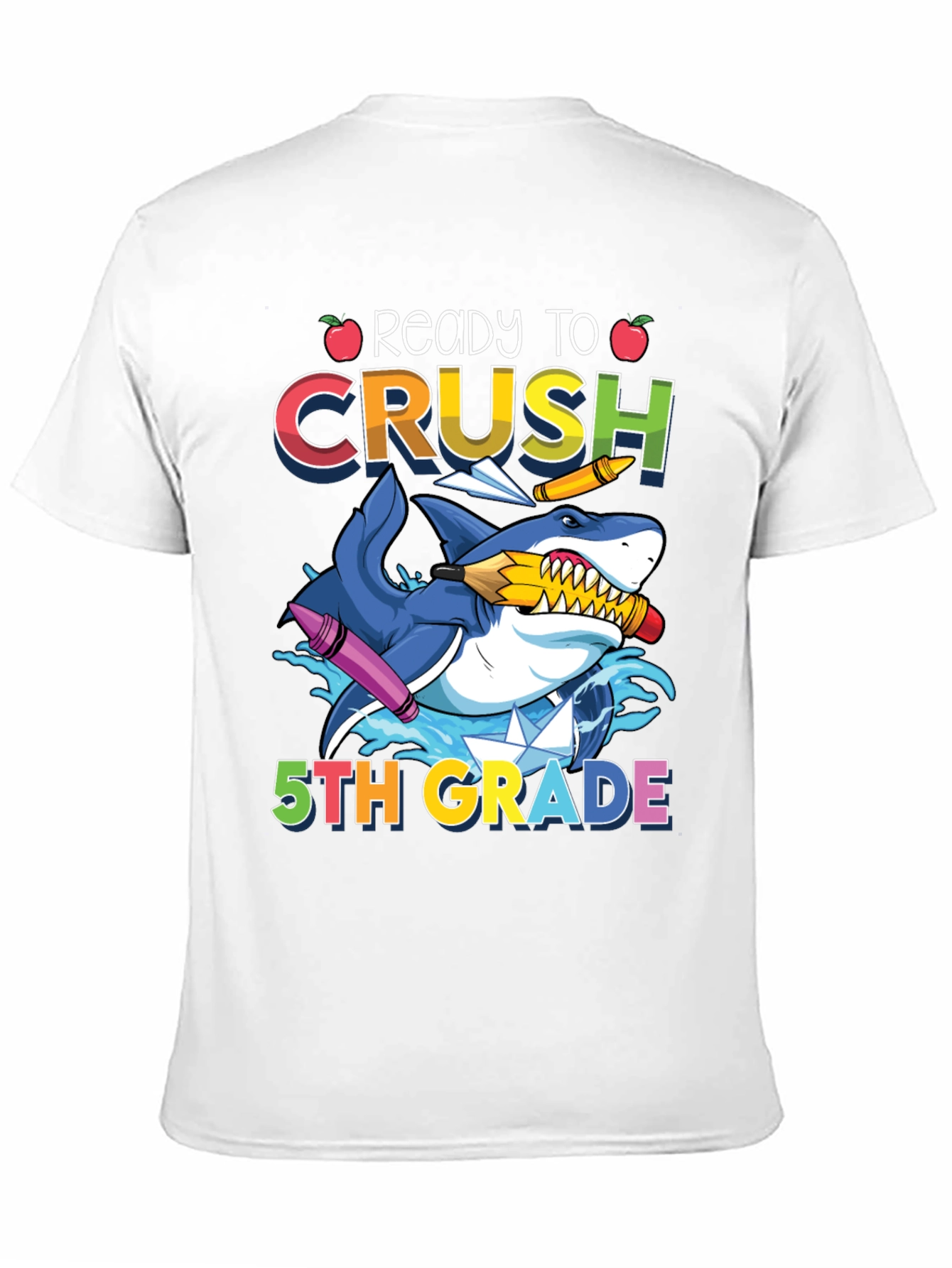 Ready to Crush 5th Grade Shark T-Shirt
