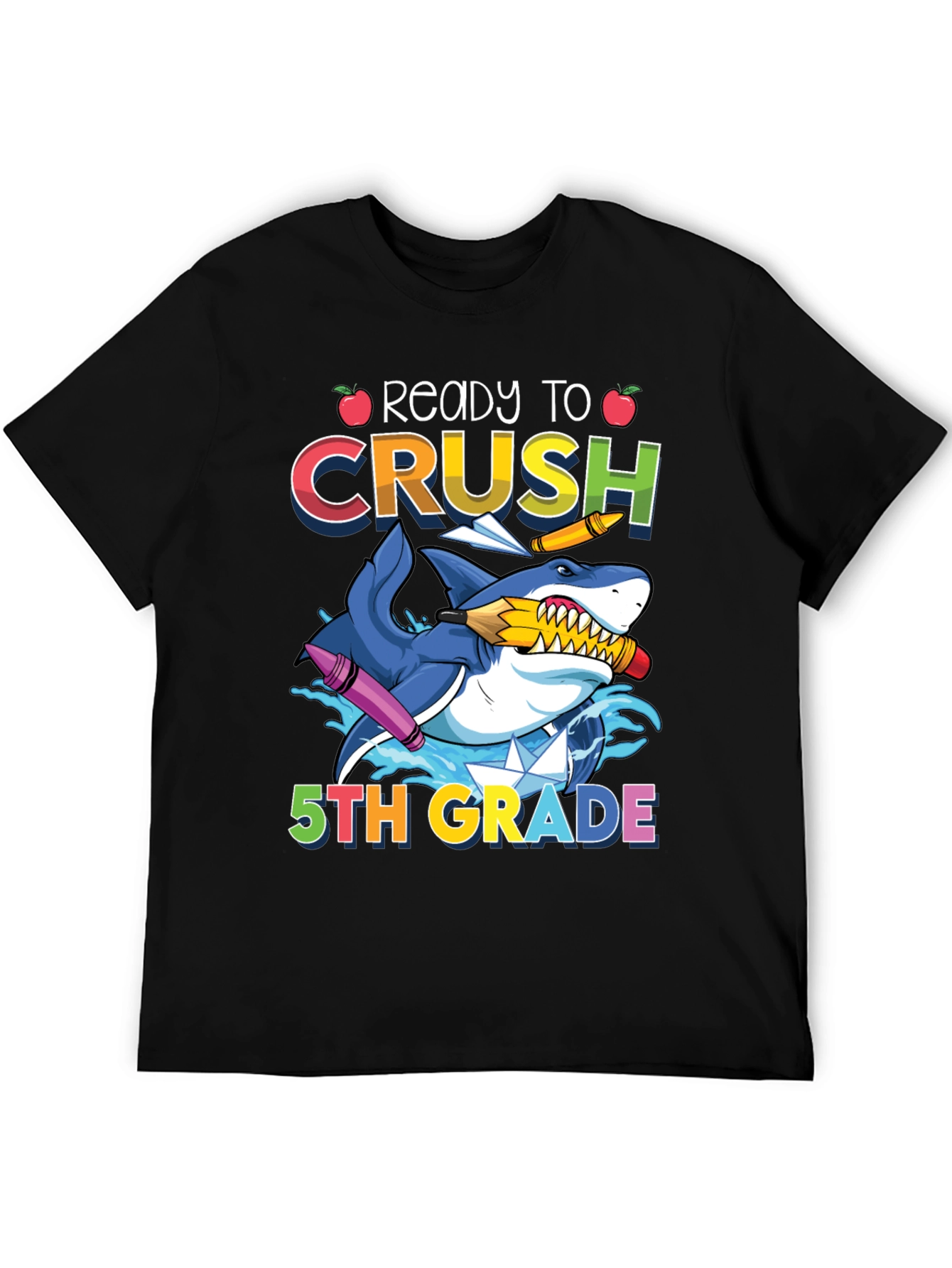 Ready to Crush 5th Grade Shark T-Shirt