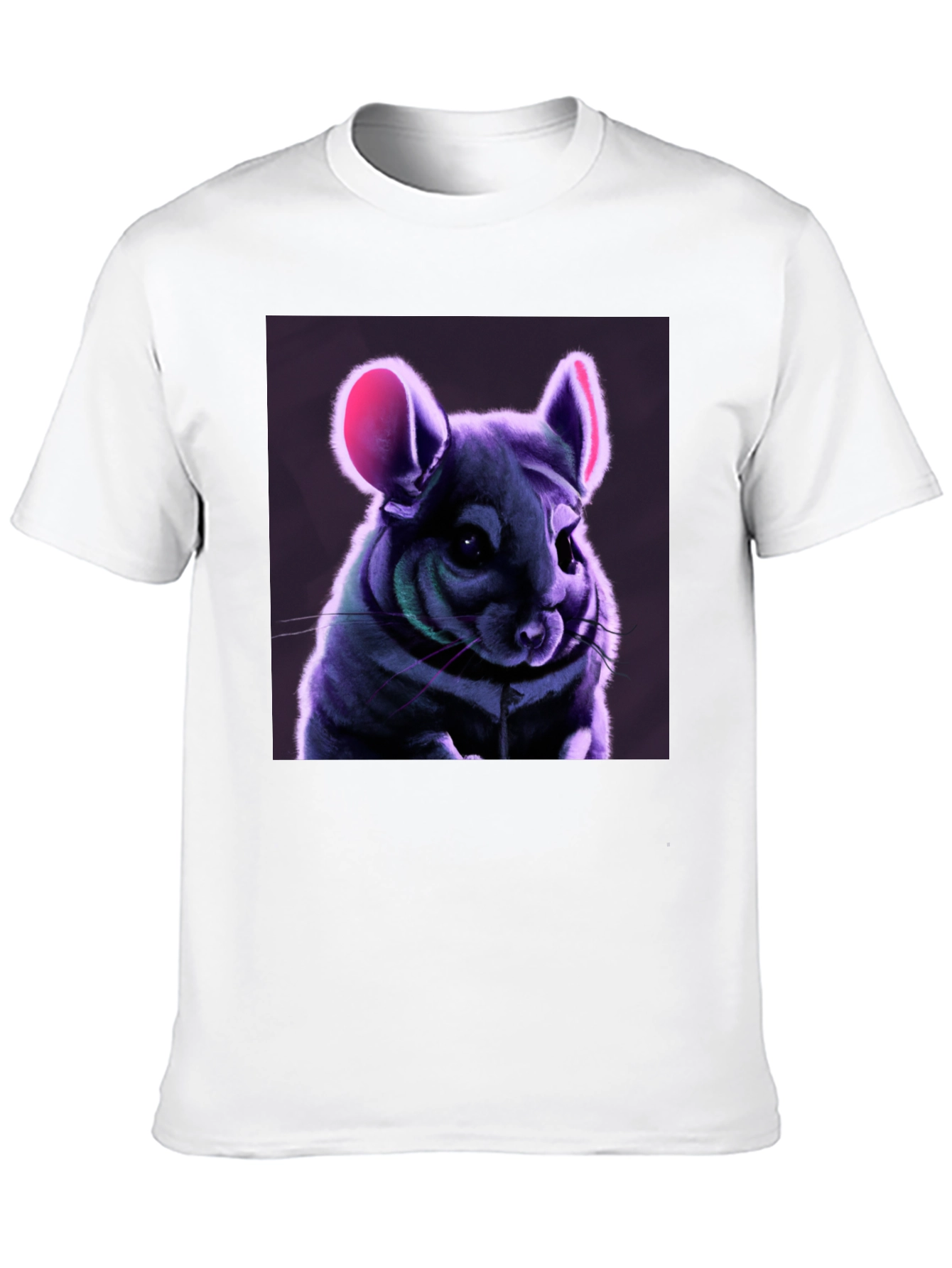 Chinchilla Graphic Tee - Soft Black T-Shirt