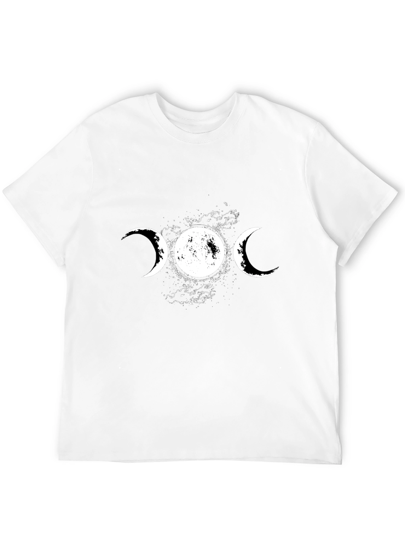 Triple Moon Goddess T-Shirt - Black