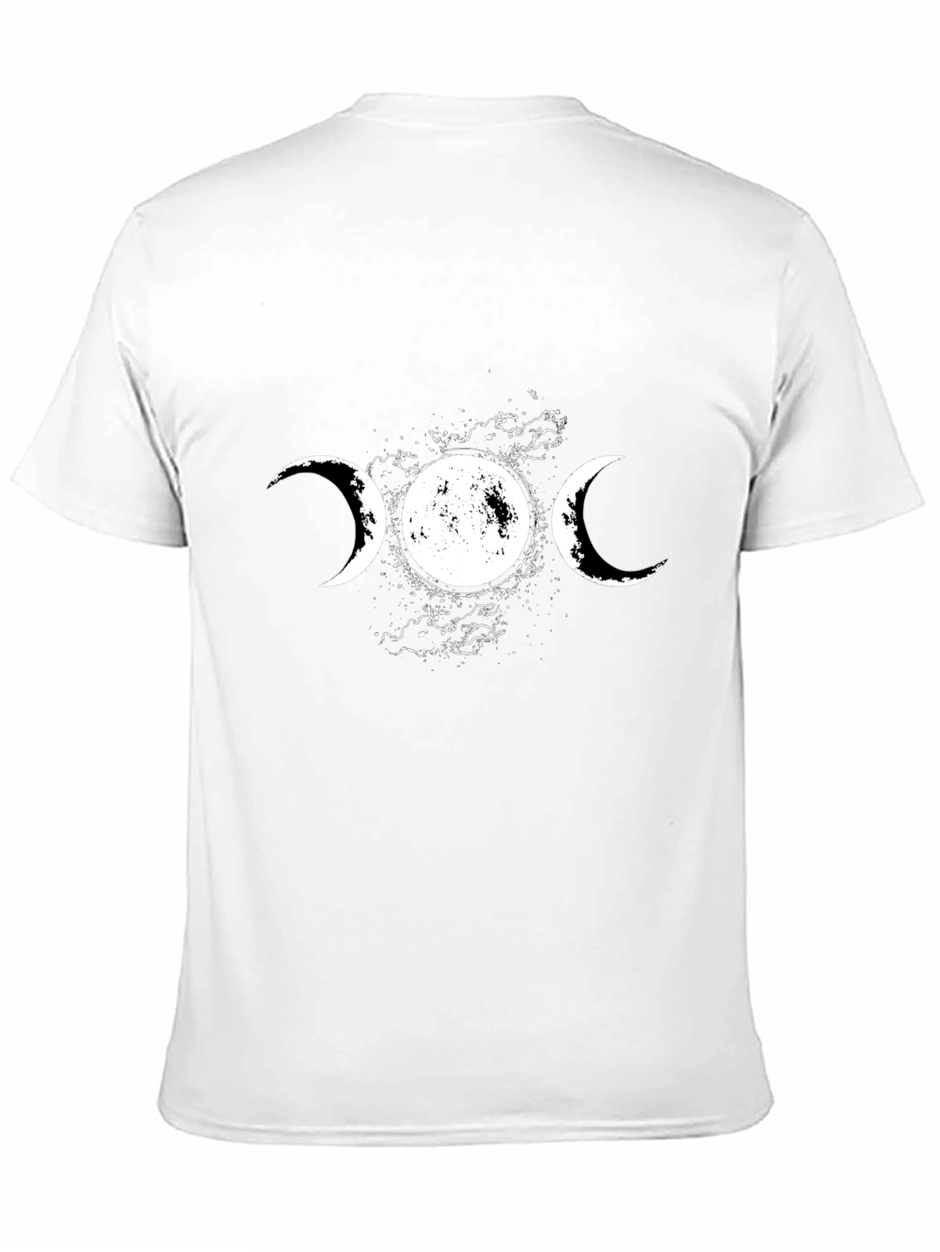 Triple Moon Goddess T-Shirt - Black