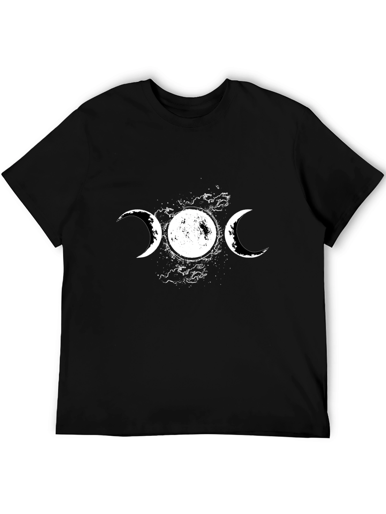 Triple Moon Goddess T-Shirt - Black