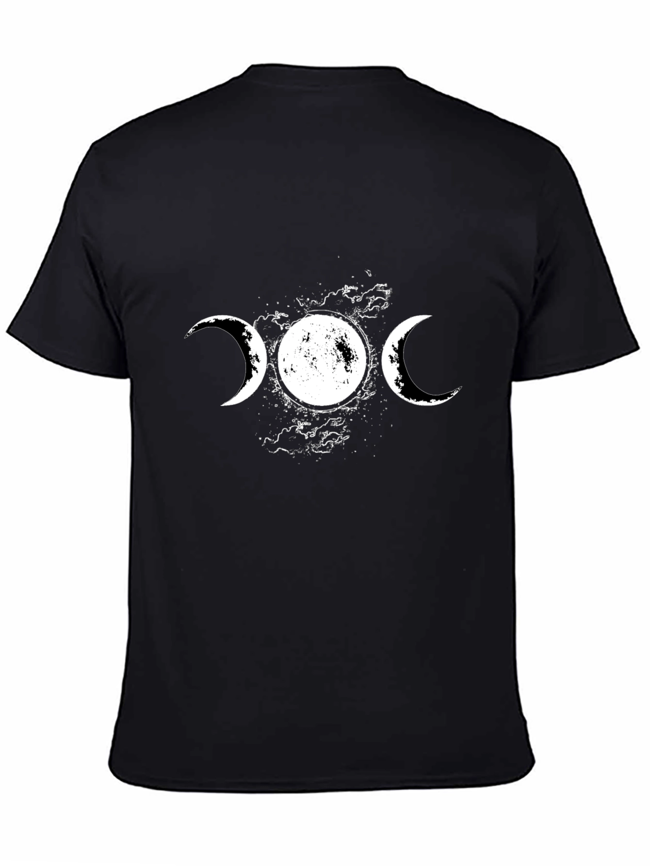 Triple Moon Goddess T-Shirt - Black