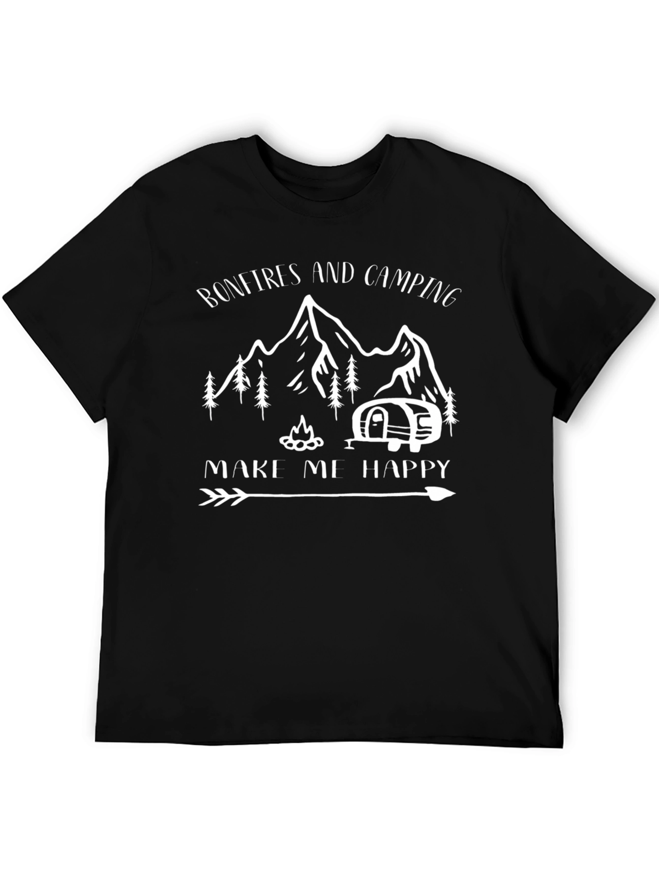 Bonfires and Camping Graphic T-Shirt