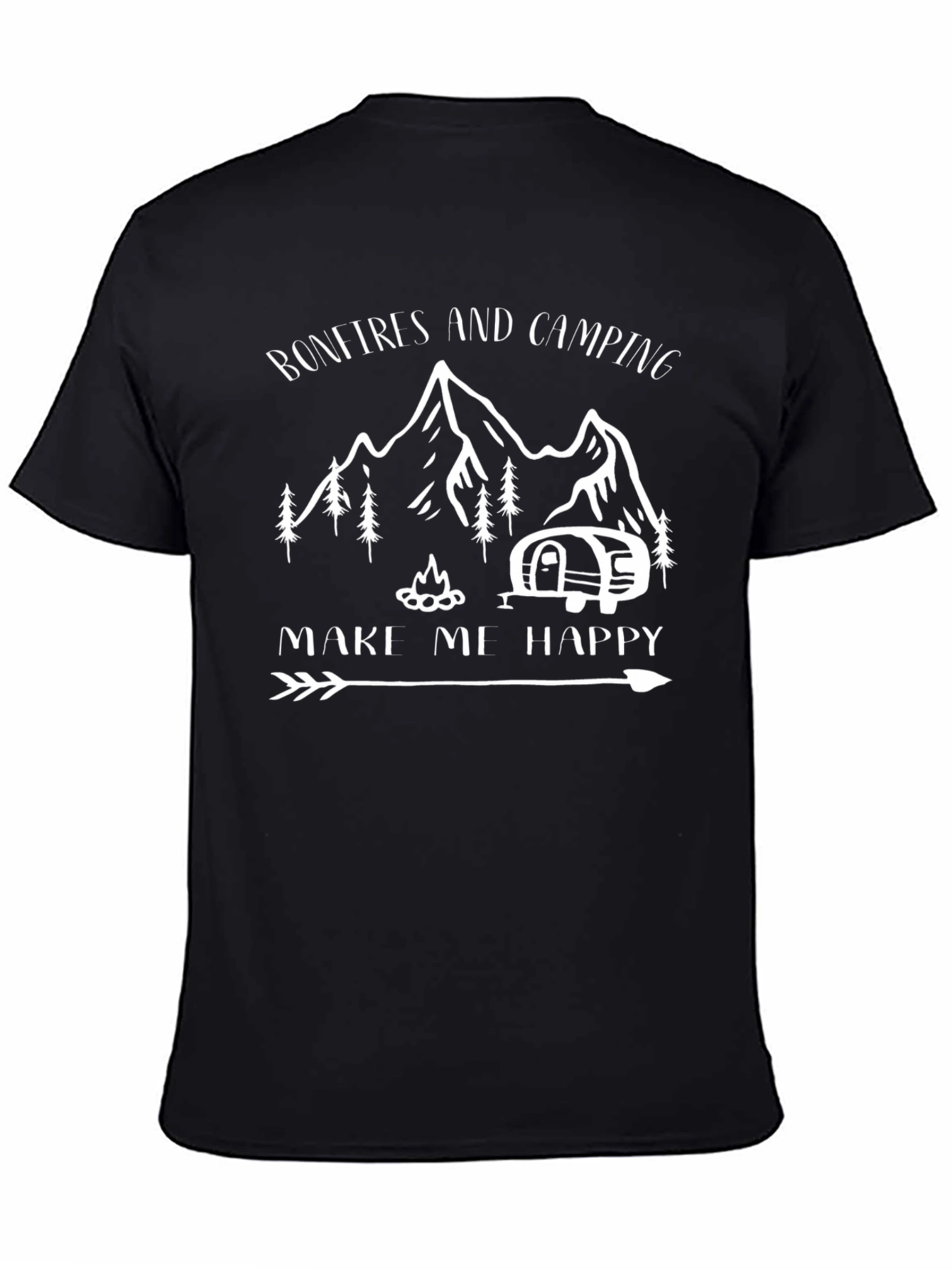 Bonfires and Camping Graphic T-Shirt