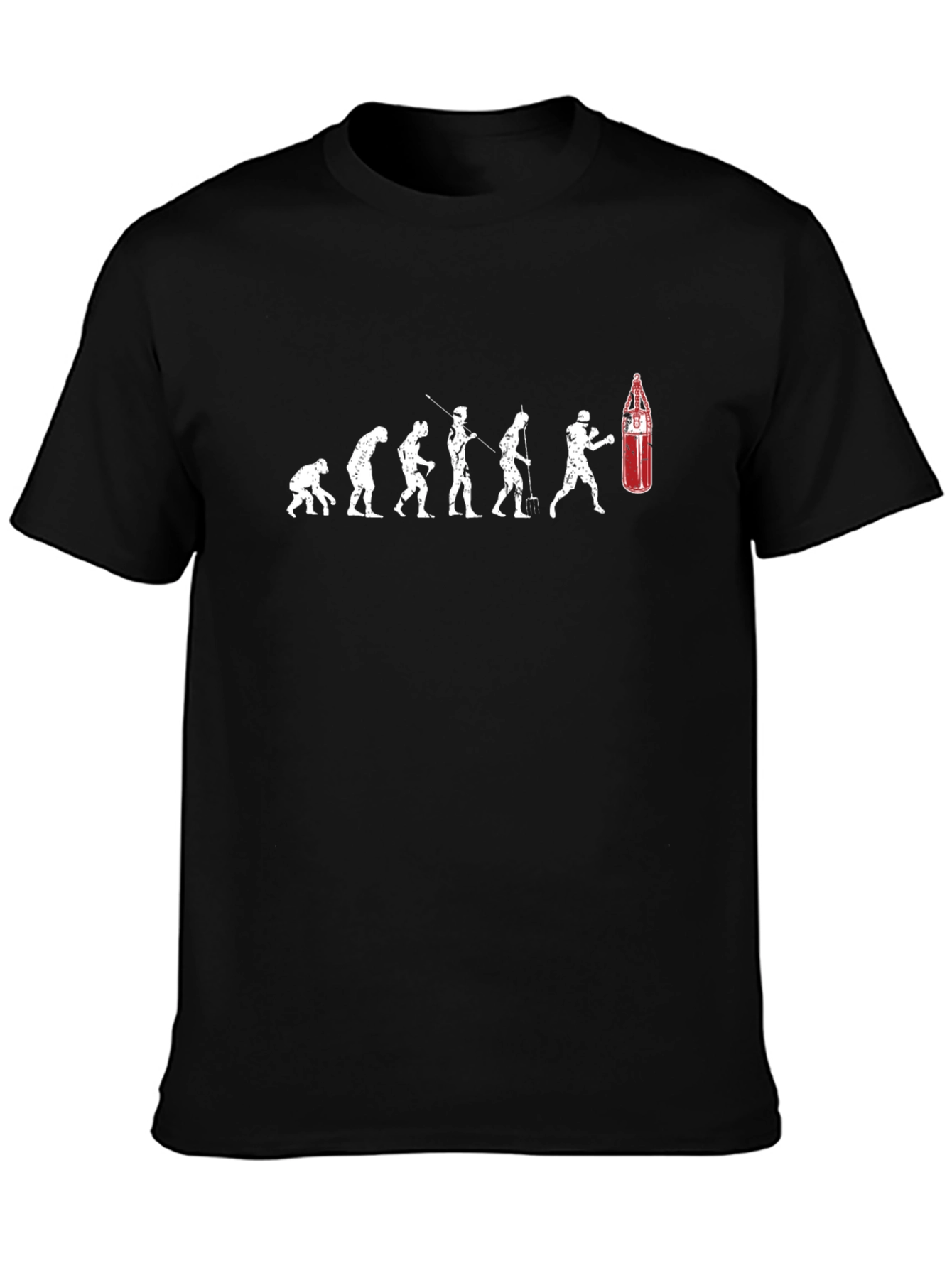 Boxing Evolution T-Shirt - Punching Bag Humor Tee