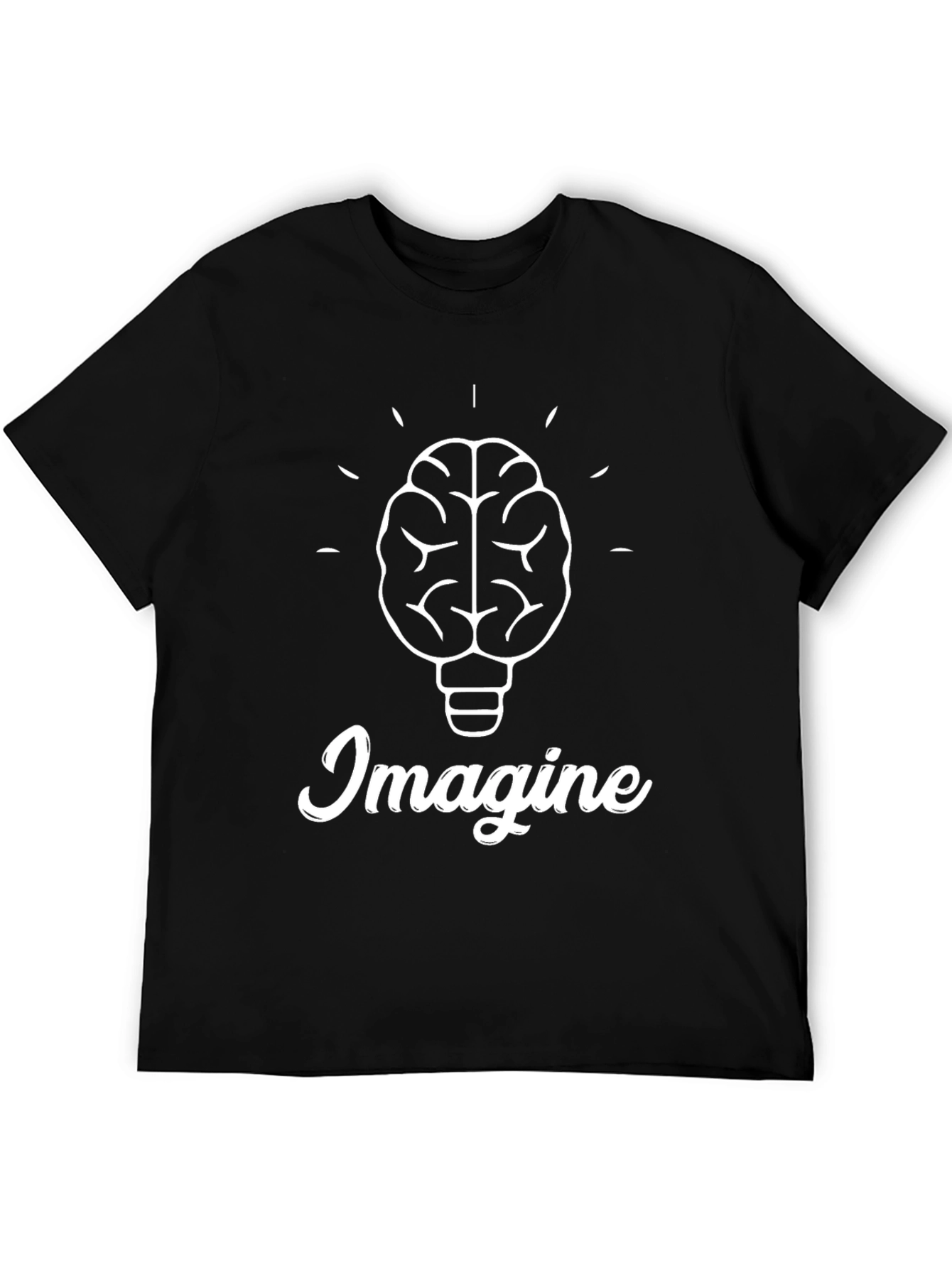 Imagine Brain Lightbulb T-Shirt