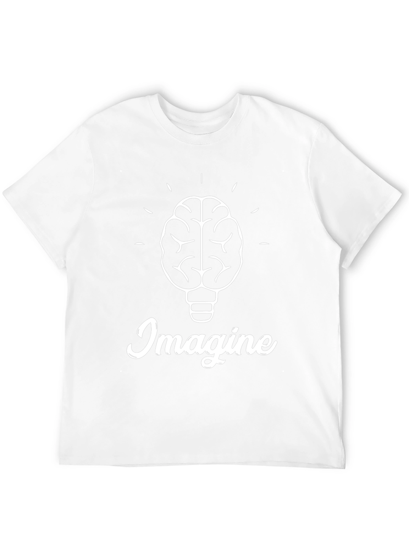 Imagine Brain Lightbulb T-Shirt