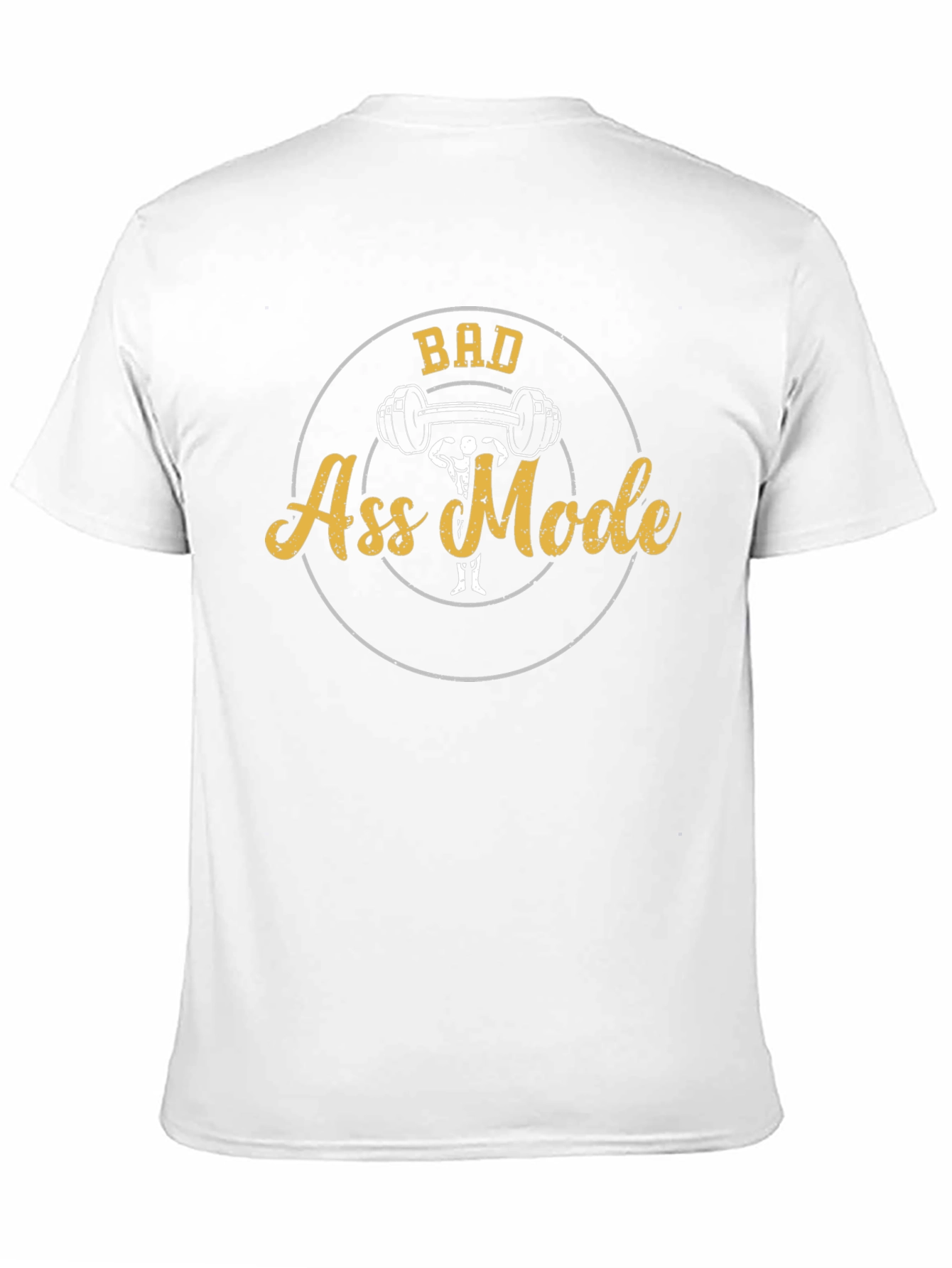 Bad Ass Mode Black Graphic T-Shirt
