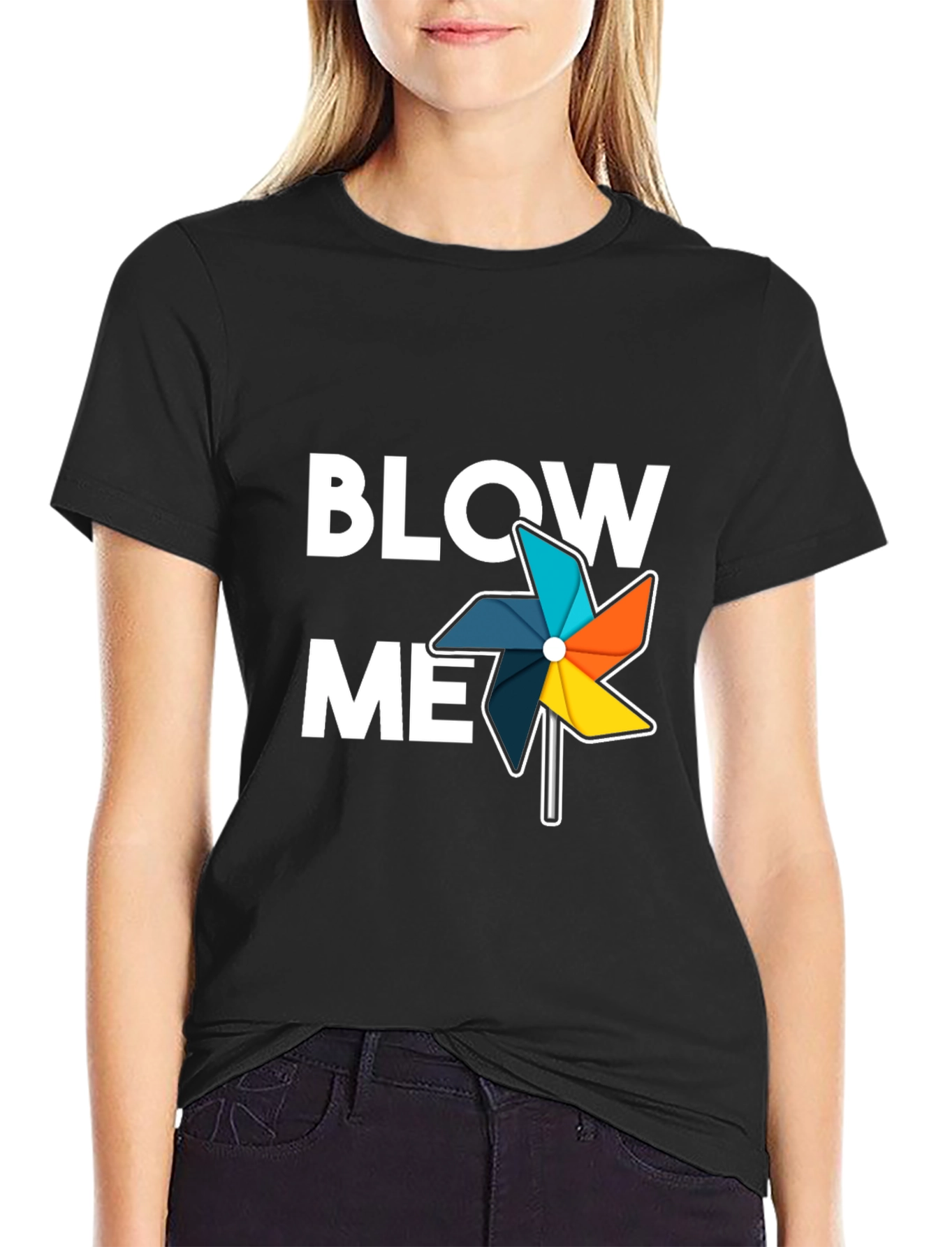 Blow Me Pinwheel Graphic Tee - Unisex