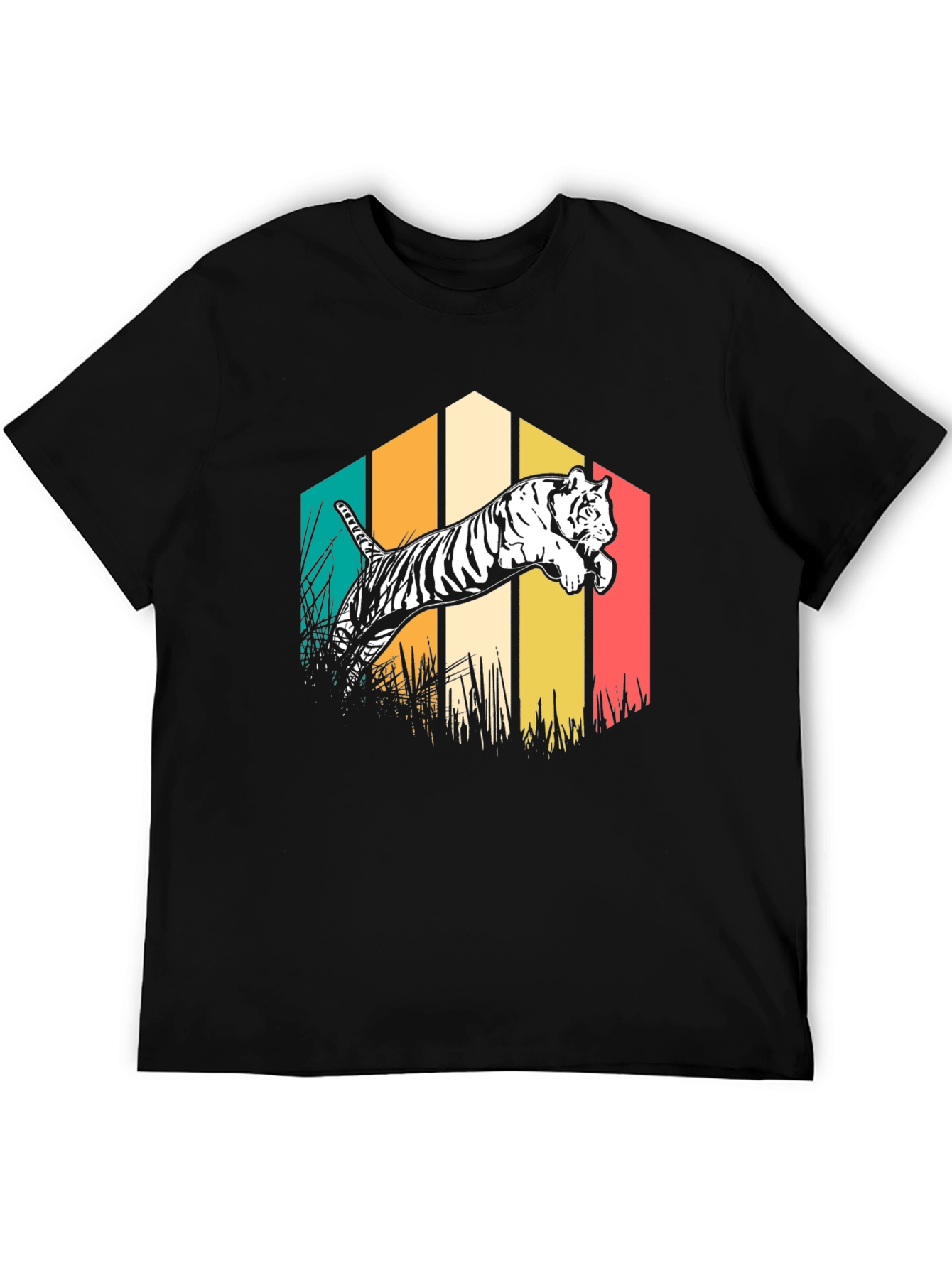 Tiger Graphic Tee - Retro Style T-Shirt